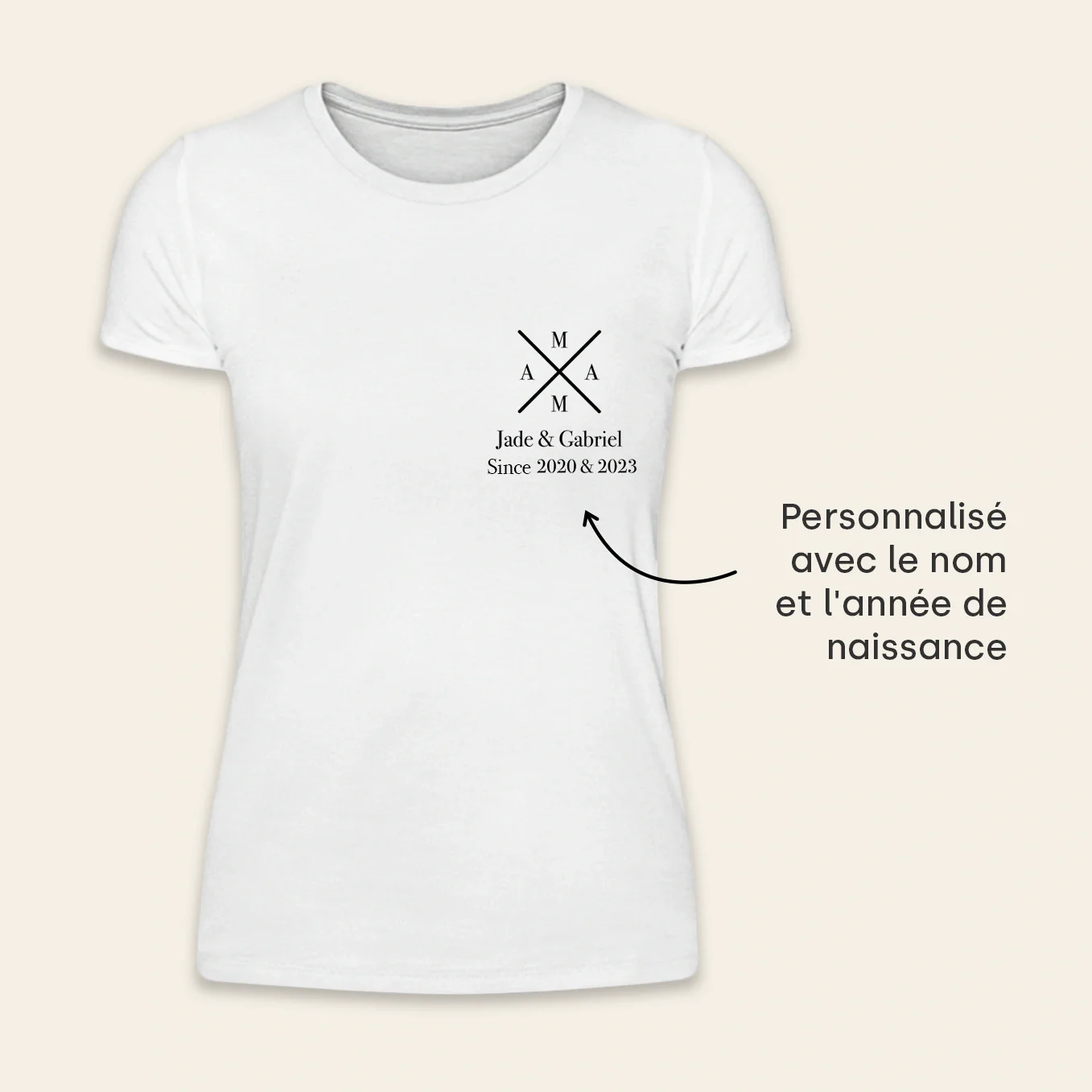 T-shirt personnalisé « Mama » - Image 17