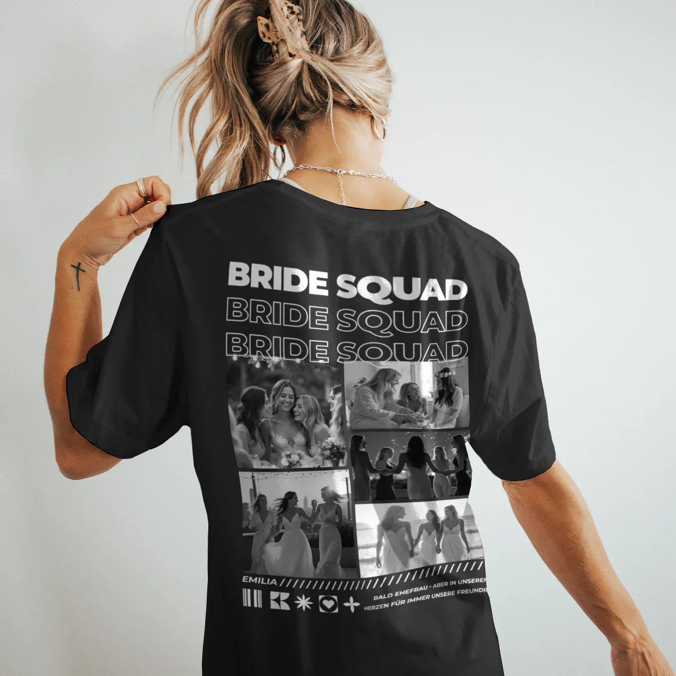 T-shirt oversize personnalisé "EVJF"
 - Image 6