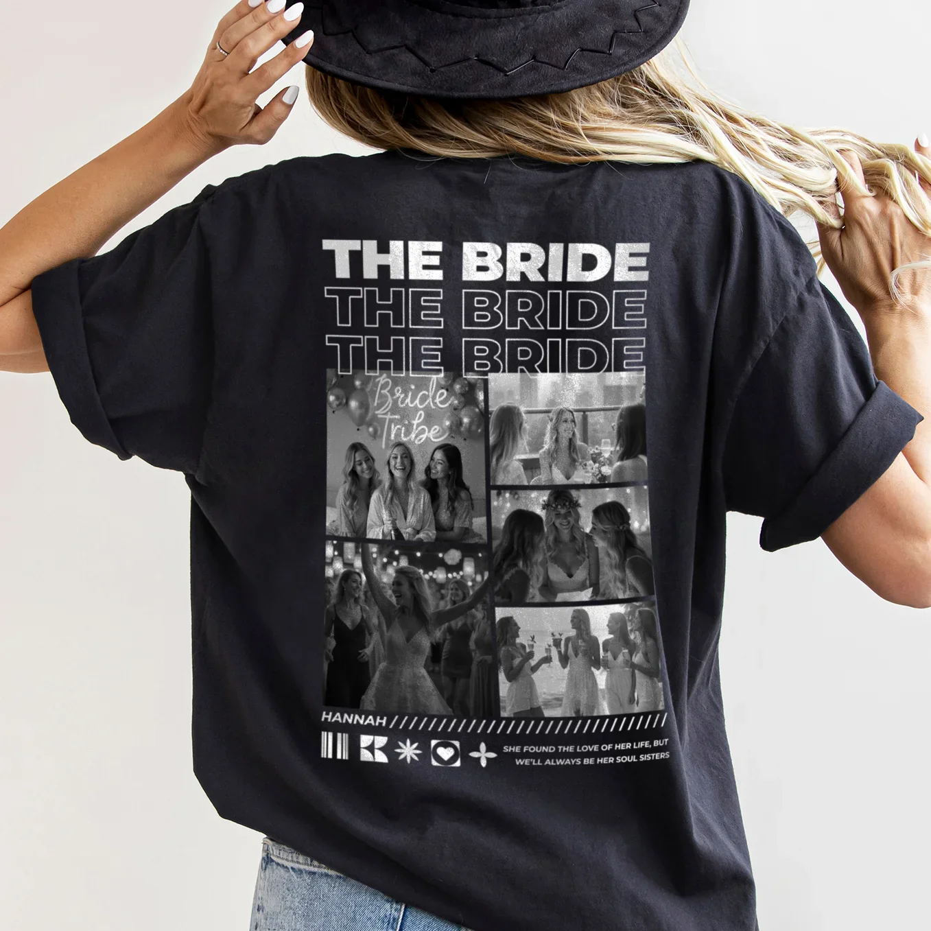 T-shirt oversize personnalisé "EVJF"
 - Image 7