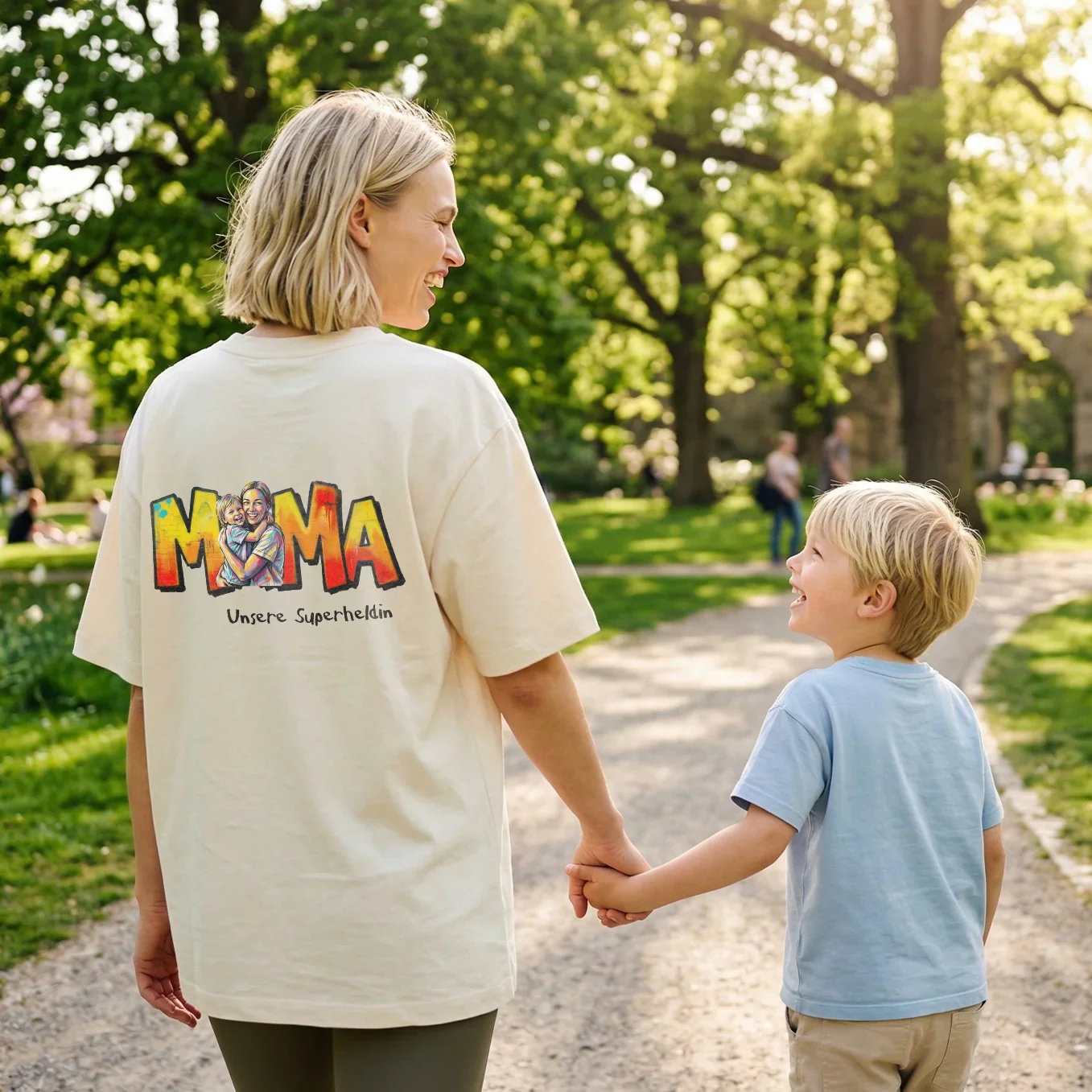 T-shirt Oversize Personnalisé "MAMA"