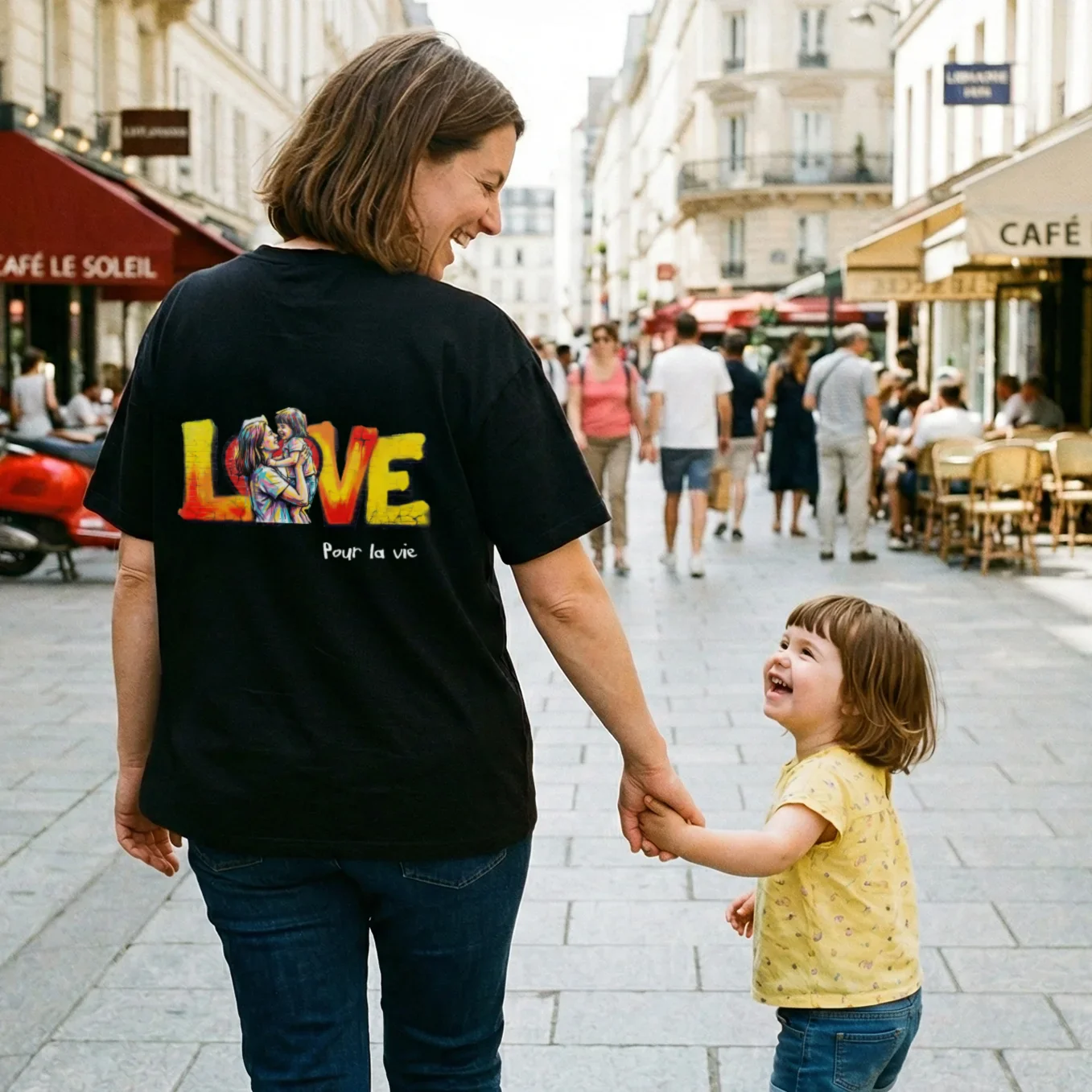 T-shirt Oversize Personnalisé "MAMA" - Image 13