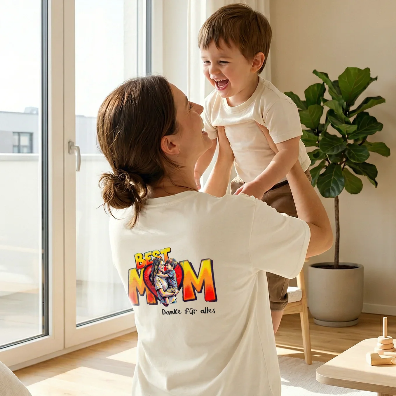 T-shirt Oversize Personnalisé "MAMA" - Image 3