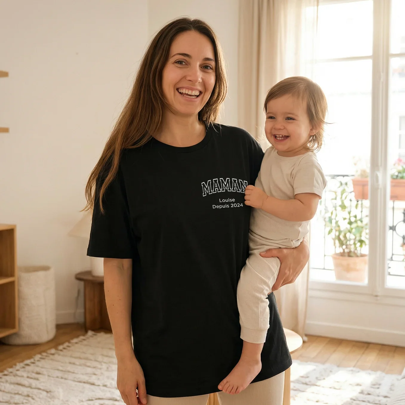 T-shirt oversize personnalisé "Maman" - Image 10