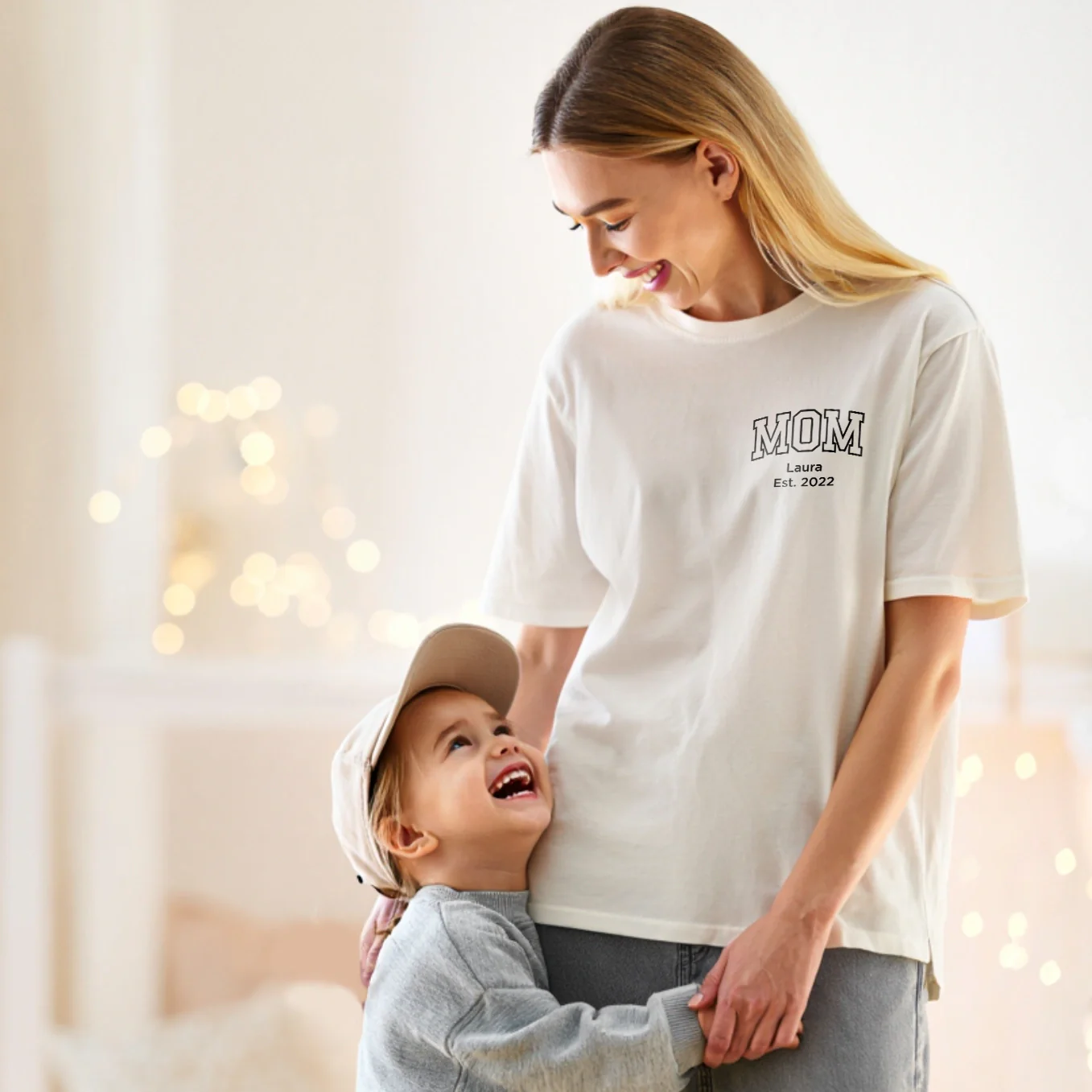 T-shirt oversize personnalisé "Maman" - Image 6