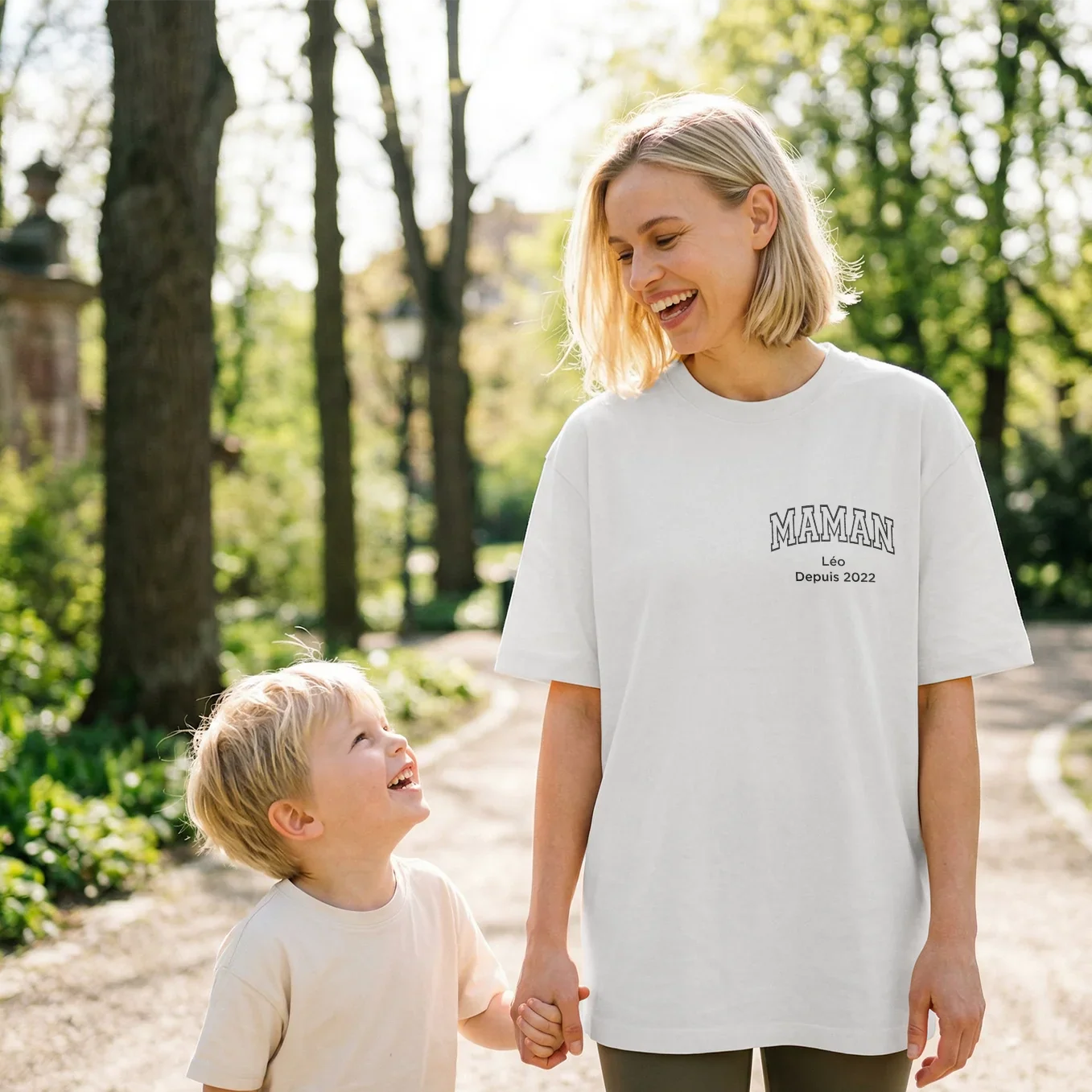 T-shirt oversize personnalisé "Maman" - Image 9