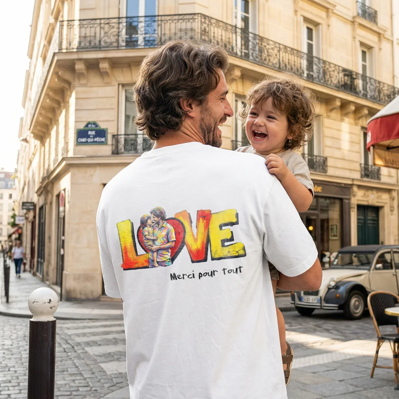 T-shirt Oversize Personnalisé "PAPA" - Image 12