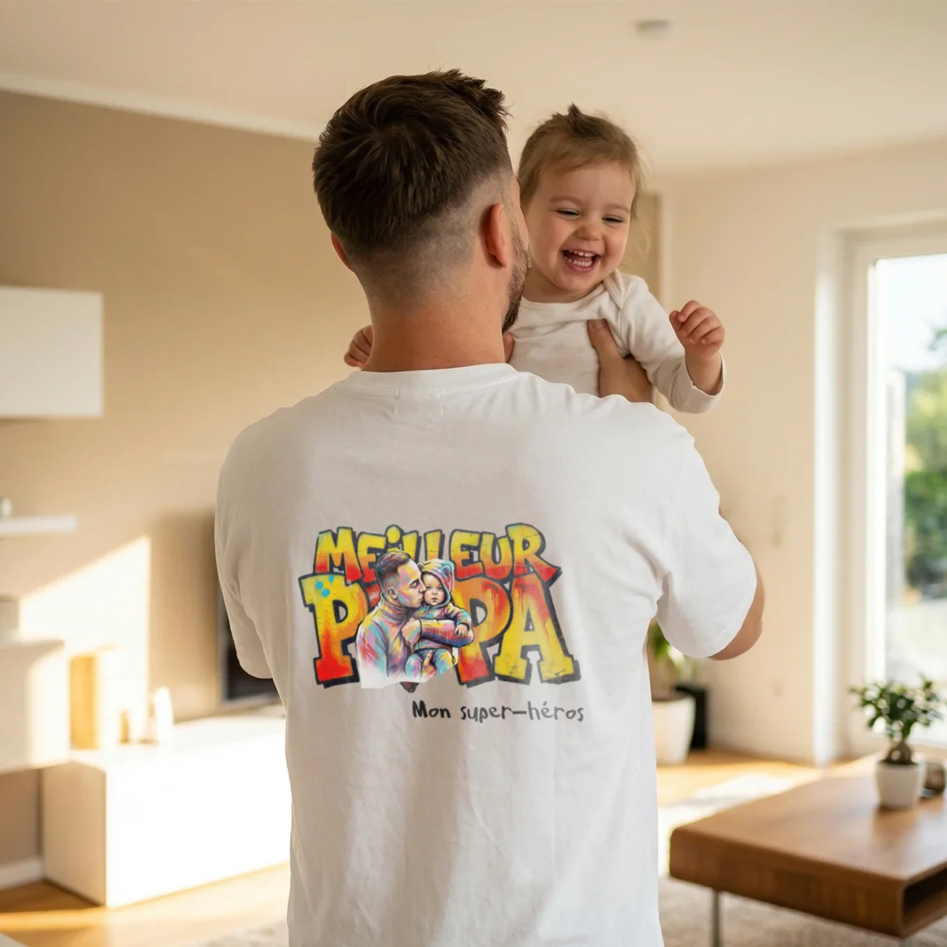 T-shirt Oversize Personnalisé "PAPA" - Image 16