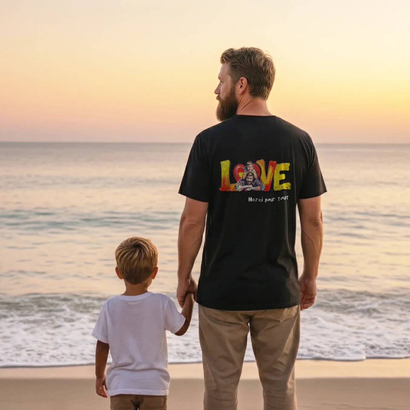 T-shirt Oversize Personnalisé "PAPA" - Image 18