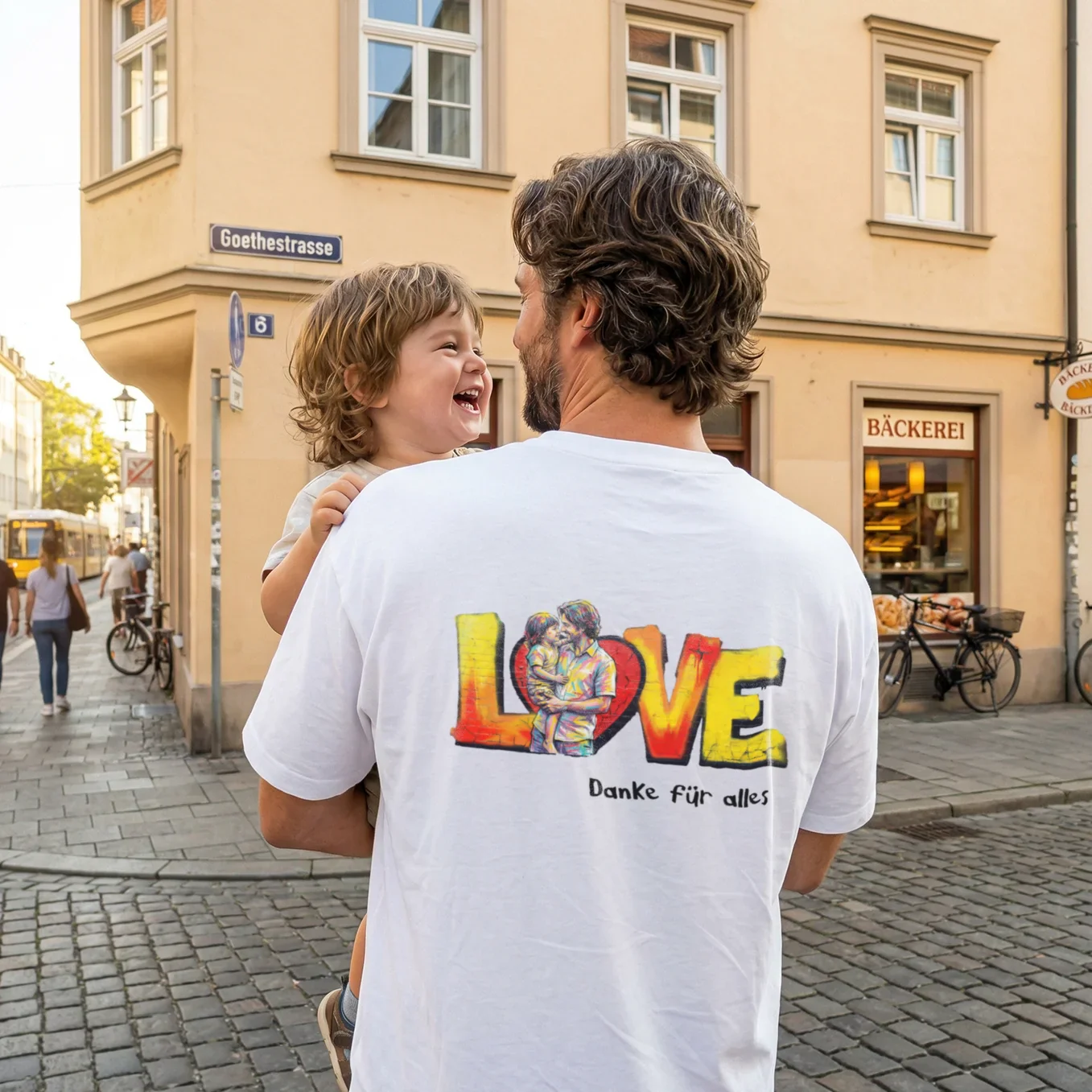 T-shirt Oversize Personnalisé "PAPA" - Image 3
