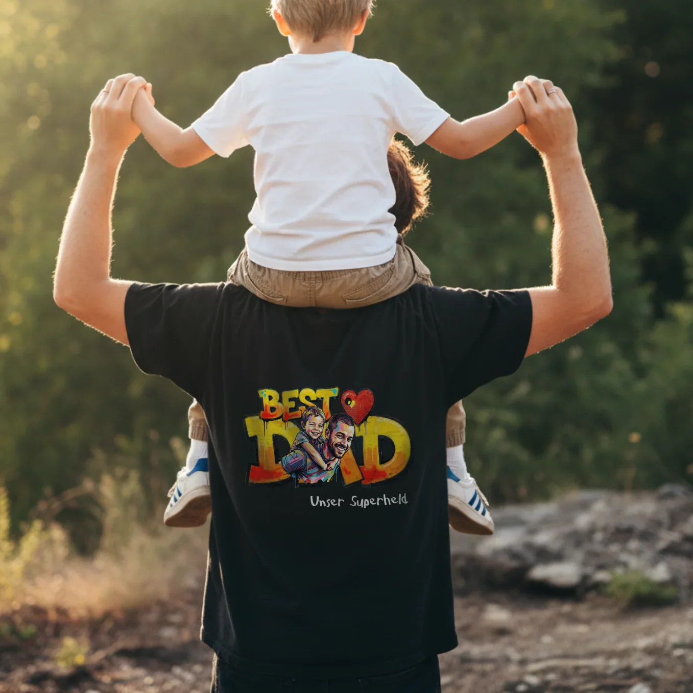 T-shirt Oversize Personnalisé "PAPA" - Image 4