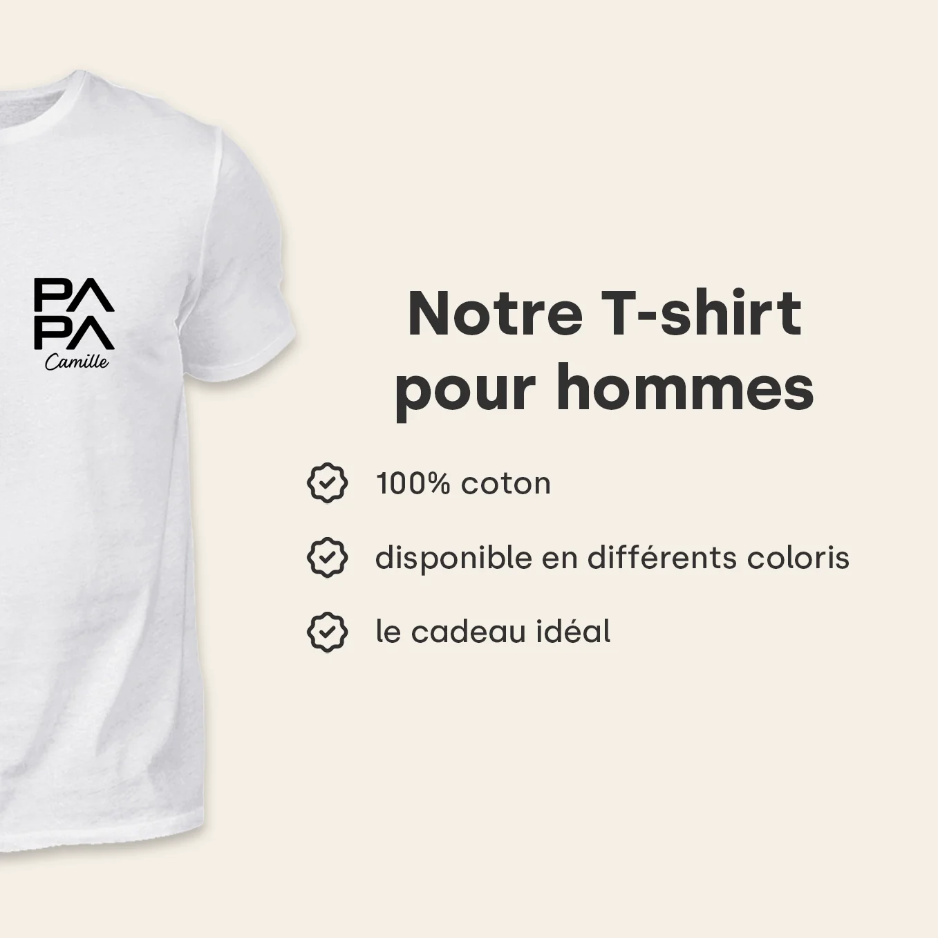 T-Shirt personnalisé « Papa moderne » - Image 16