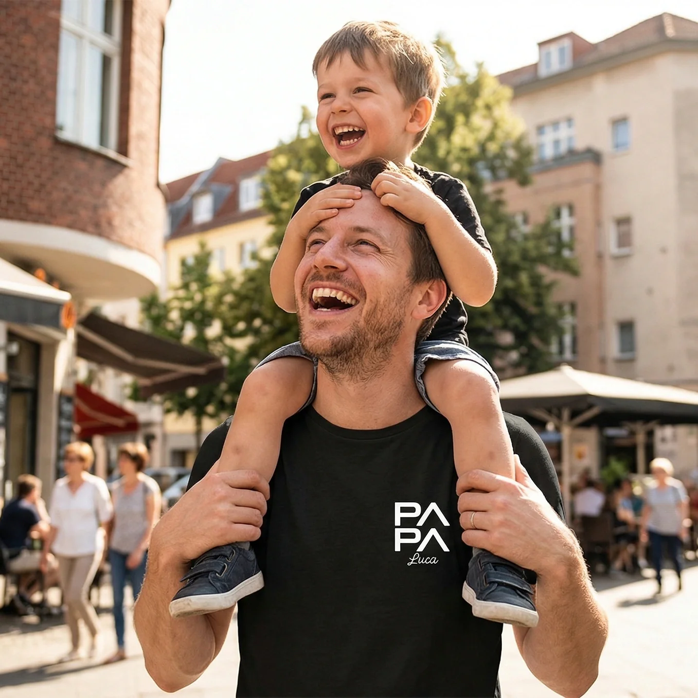 T-Shirt personnalisé « Papa moderne » - Image 4