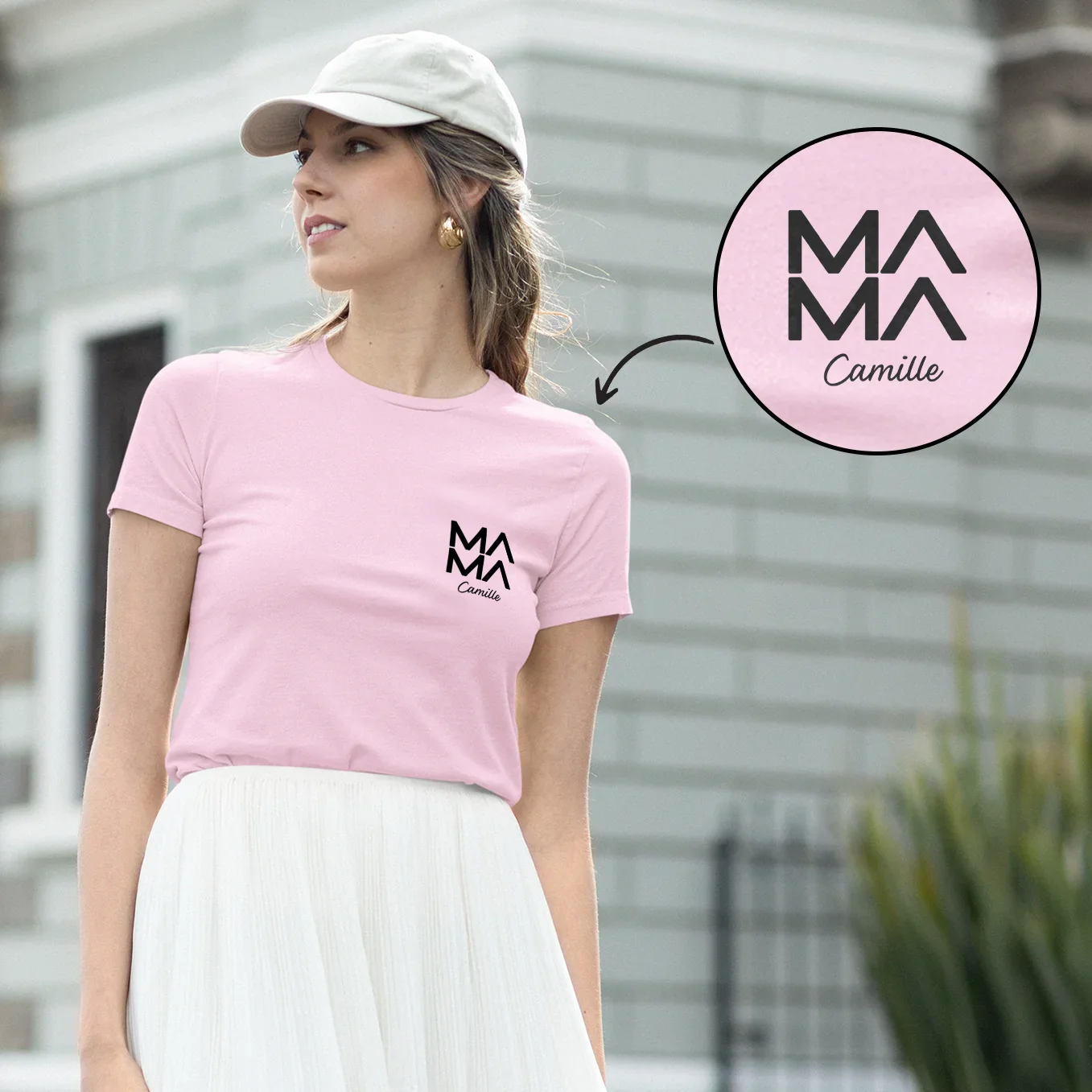T-shirt personnalisé pour maman « Moderne » - Image 8