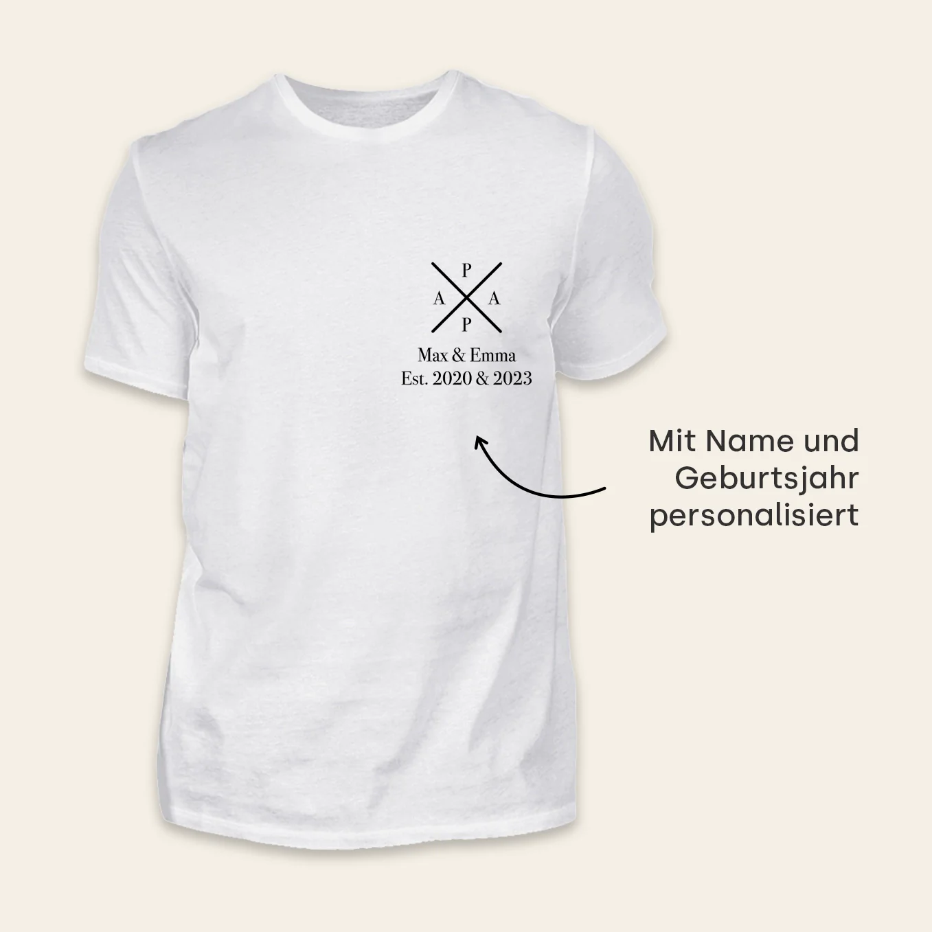 T-shirt personnalisé « Papa » - Image 6