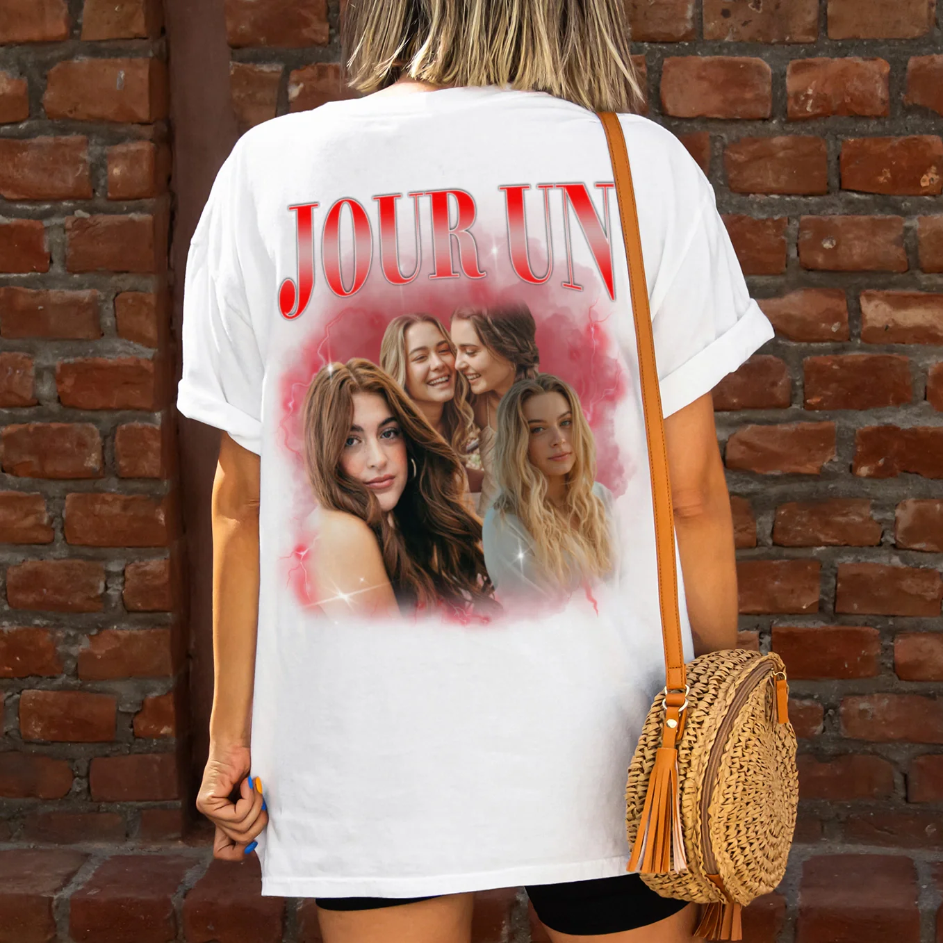 T-shirt personnalisé « Vintage Bootleg » - Imprimé au dos - Image 13