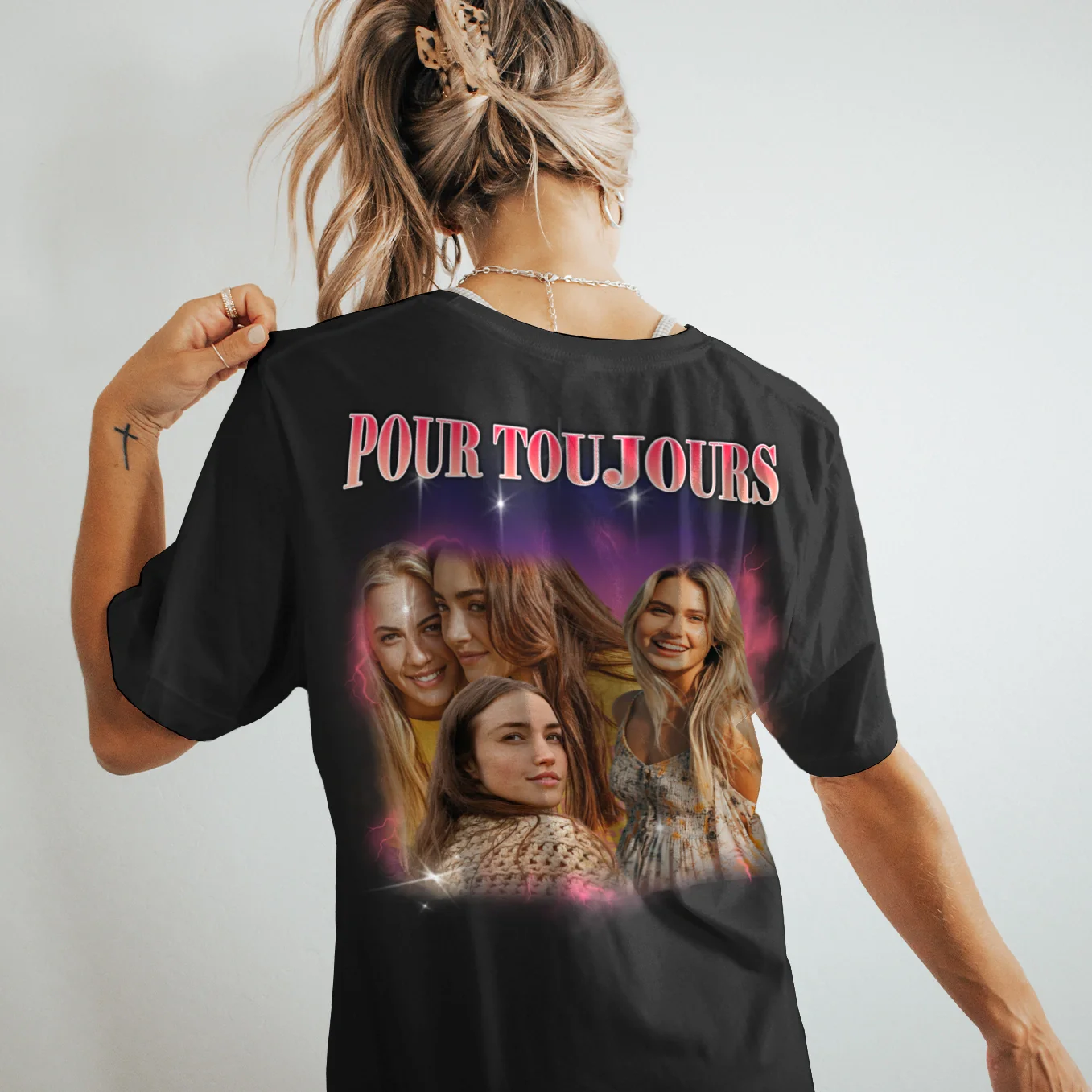 T-shirt personnalisé « Vintage Bootleg » - Imprimé au dos - Image 14