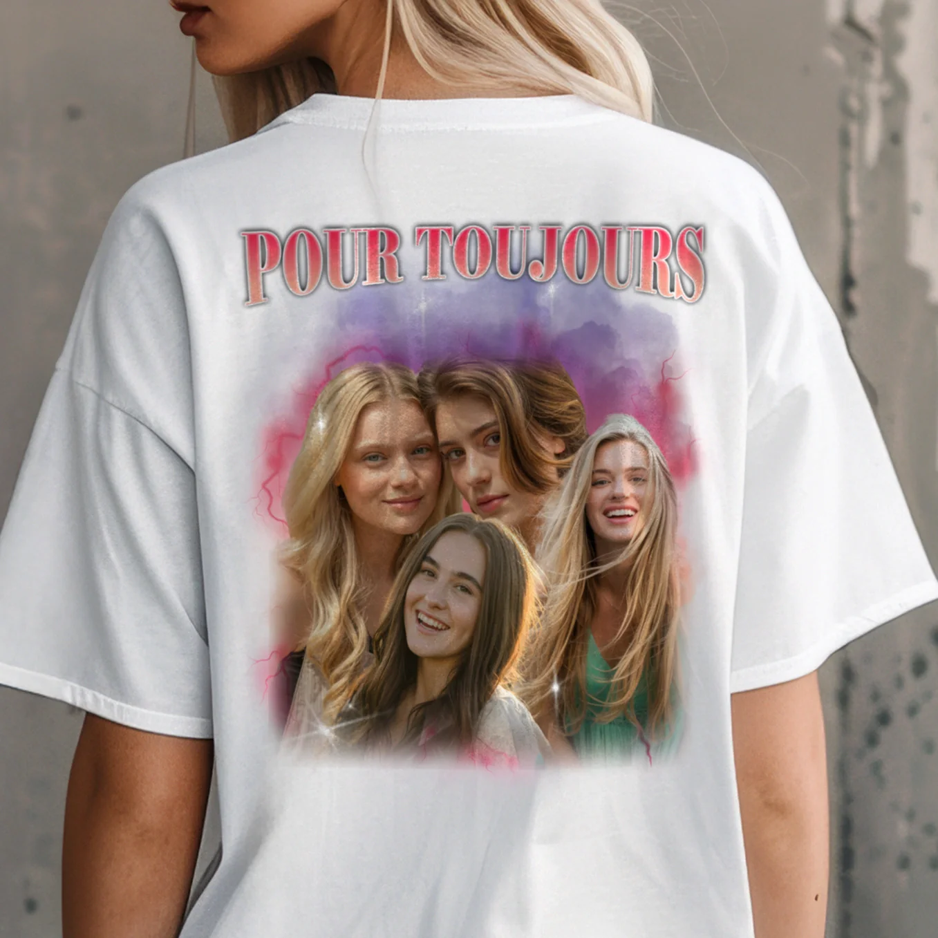 T-shirt personnalisé « Vintage Bootleg » - Imprimé au dos - Image 15