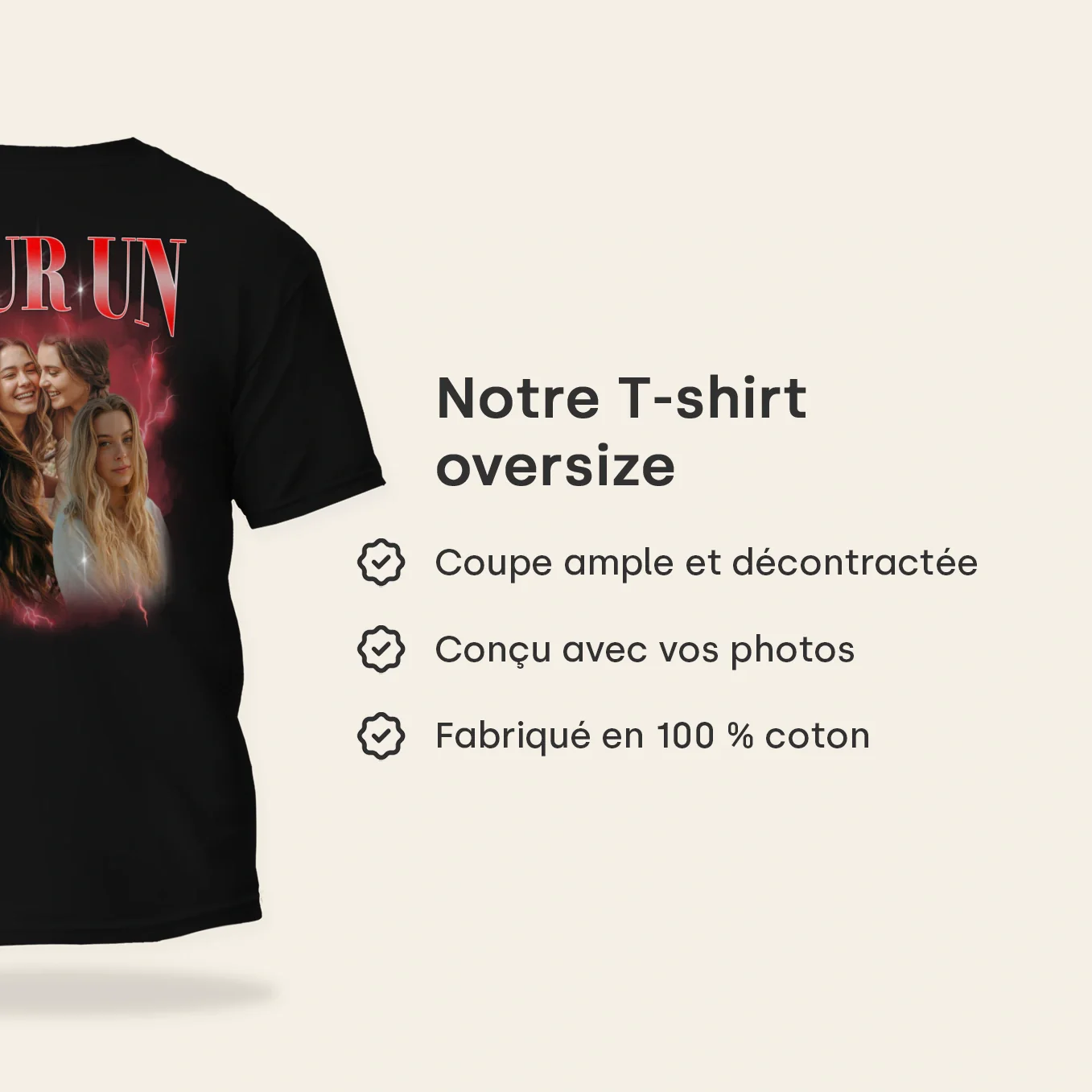 T-shirt personnalisé « Vintage Bootleg » - Imprimé au dos - Image 16