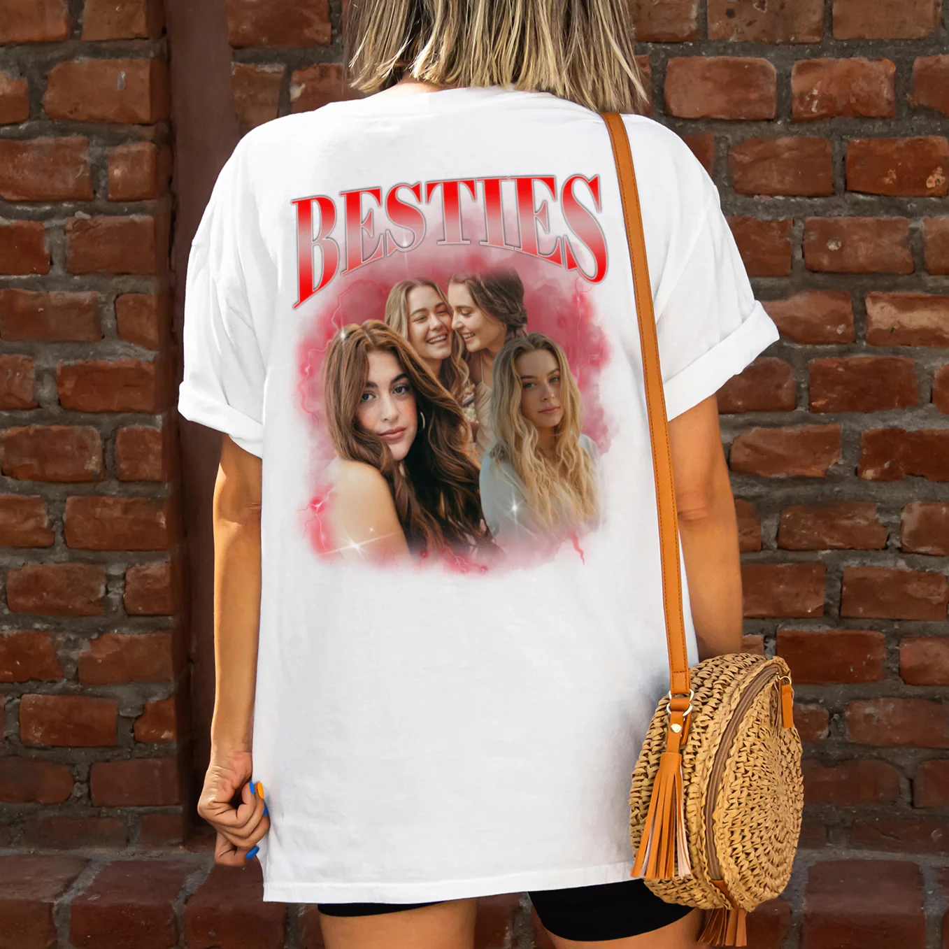 T-shirt personnalisé « Vintage Bootleg » - Imprimé au dos - Image 3
