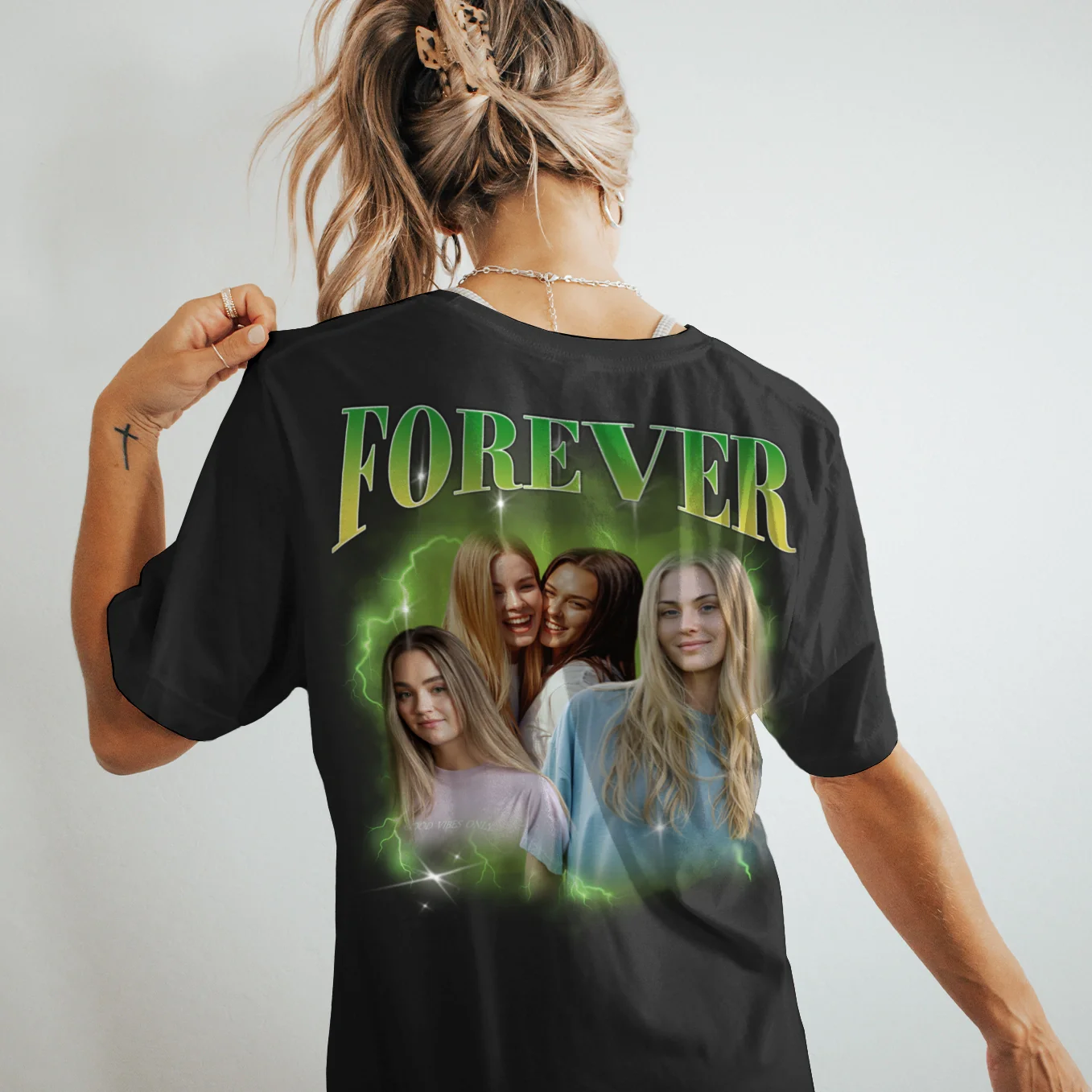 T-shirt personnalisé « Vintage Bootleg » - Imprimé au dos - Image 4