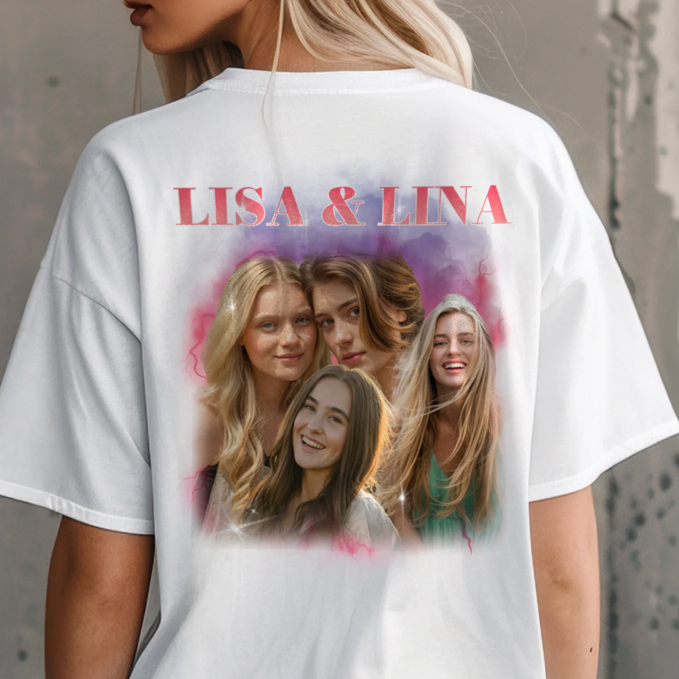 T-shirt personnalisé « Vintage Bootleg » - Imprimé au dos - Image 5