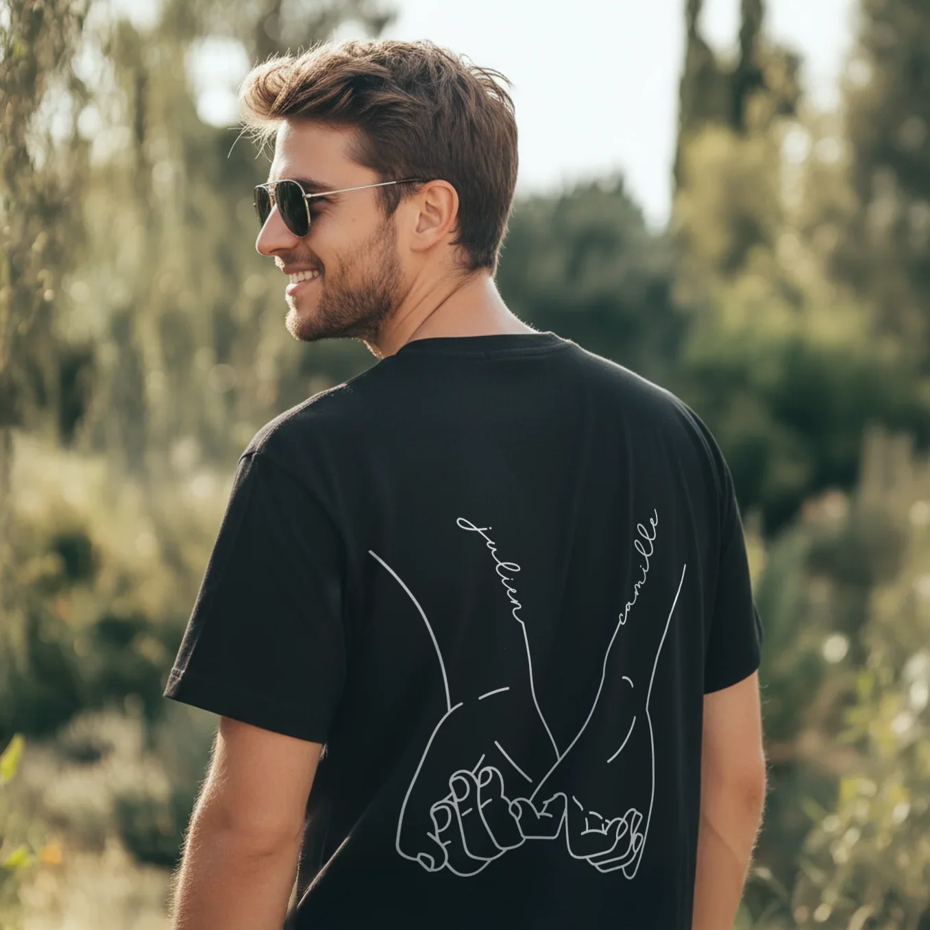 T-shirts Oversize Assortis Personnalisés « Mains » - Image 12