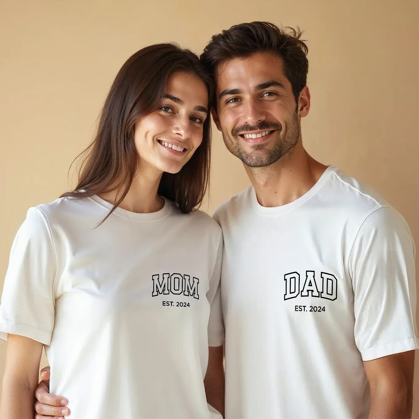 T-shirts Oversize Personnalisés en Look Associé Maman / Papa - Image 6