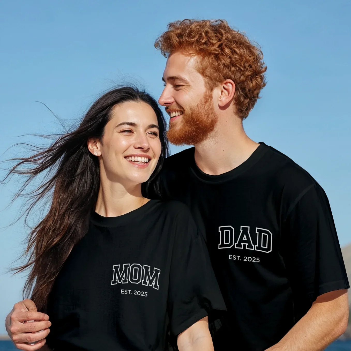 T-shirts Oversize Personnalisés en Look Associé Maman / Papa - Image 7