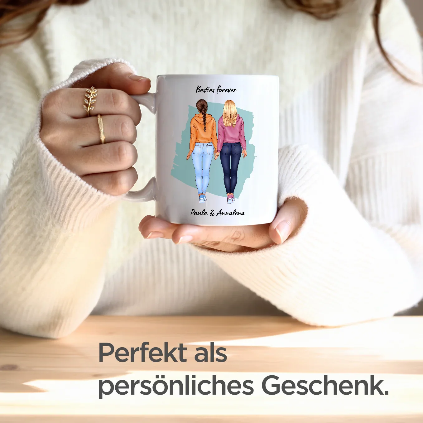 Tasse ''Couple Dessin Animé'' - Image 2