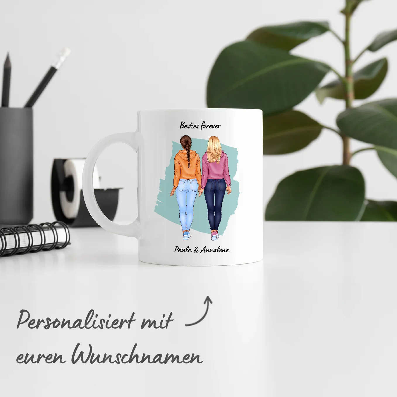 Tasse ''Couple Dessin Animé'' - Image 4