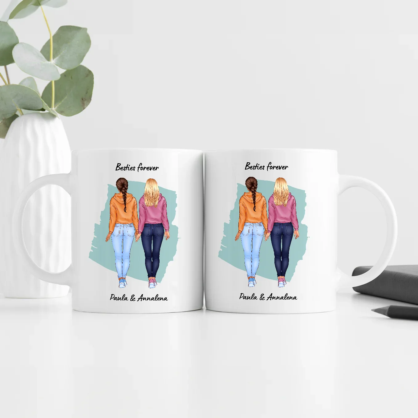 Tasse ''Couple Dessin Animé'' - Image 6