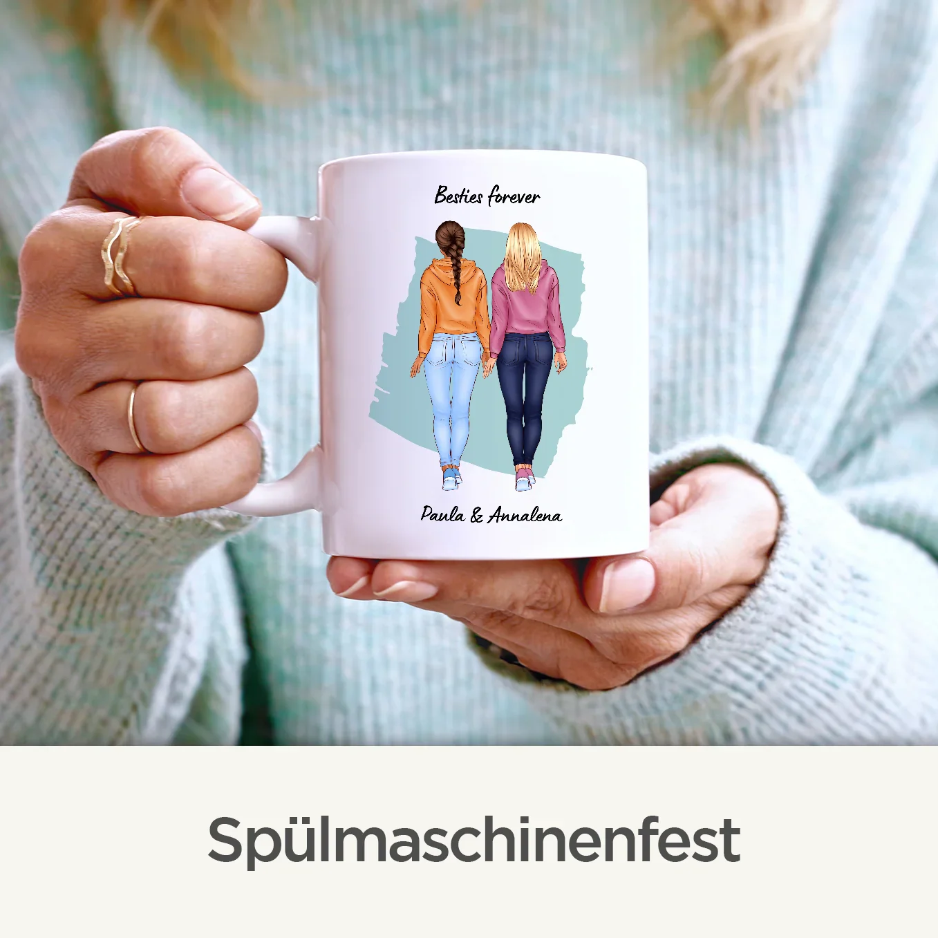 Tasse ''Couple Dessin Animé'' - Image 8