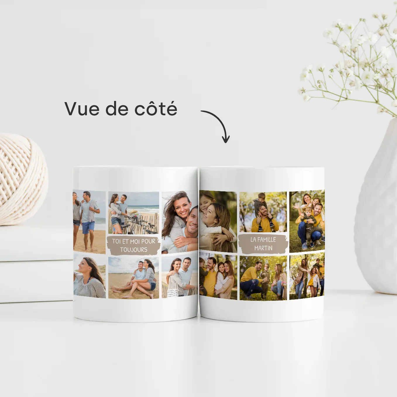 Tasse personnalisée « Collage photo » - Image 15
