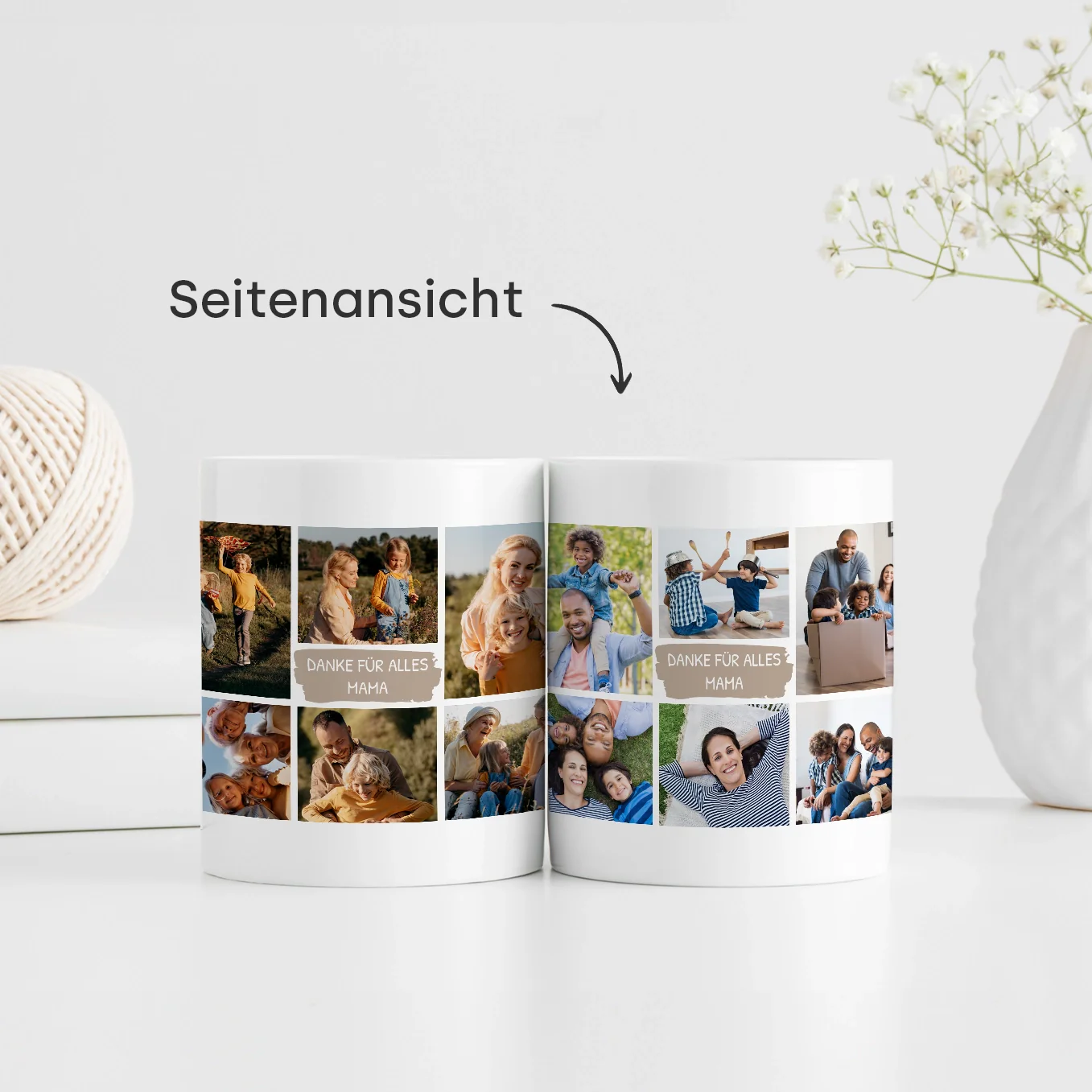 Tasse personnalisée « Collage photo » - Image 5