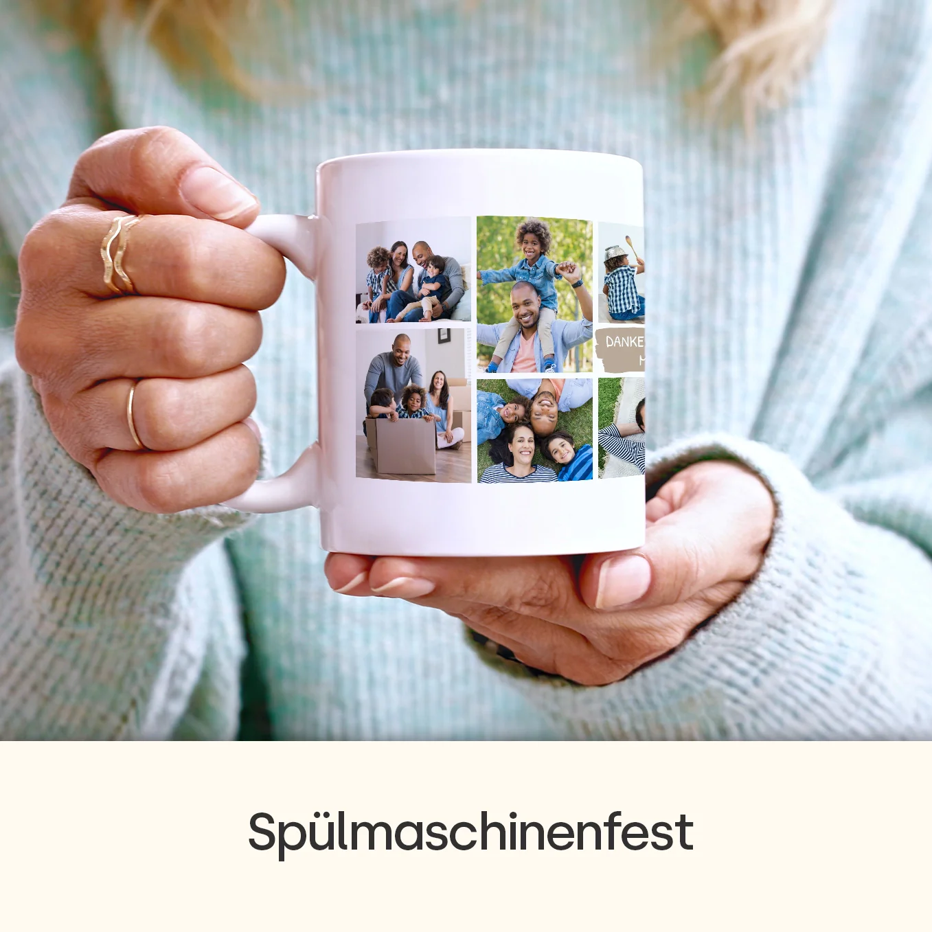 Tasse personnalisée « Collage photo » - Image 8