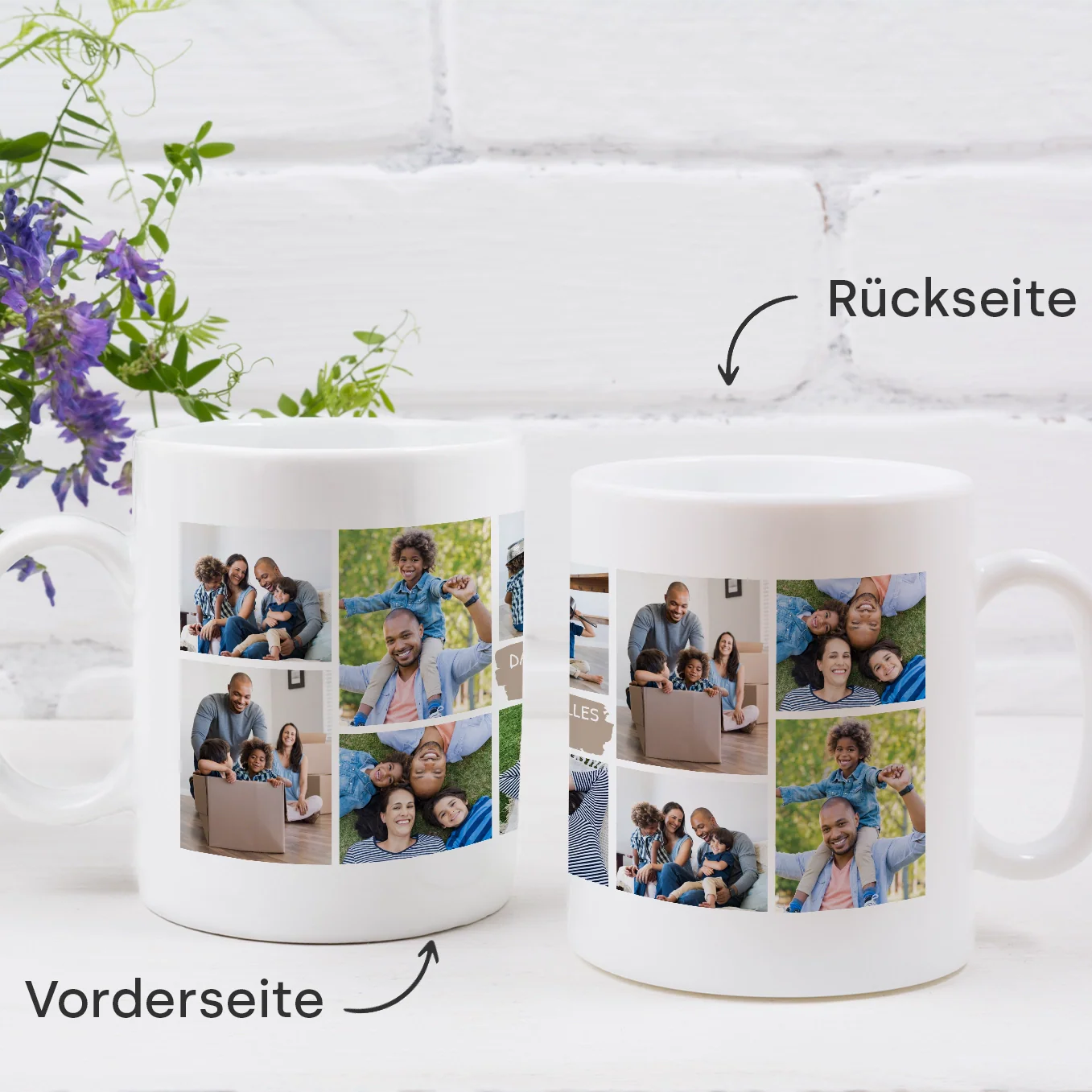 Tasse personnalisée « Collage photo » - Image 9