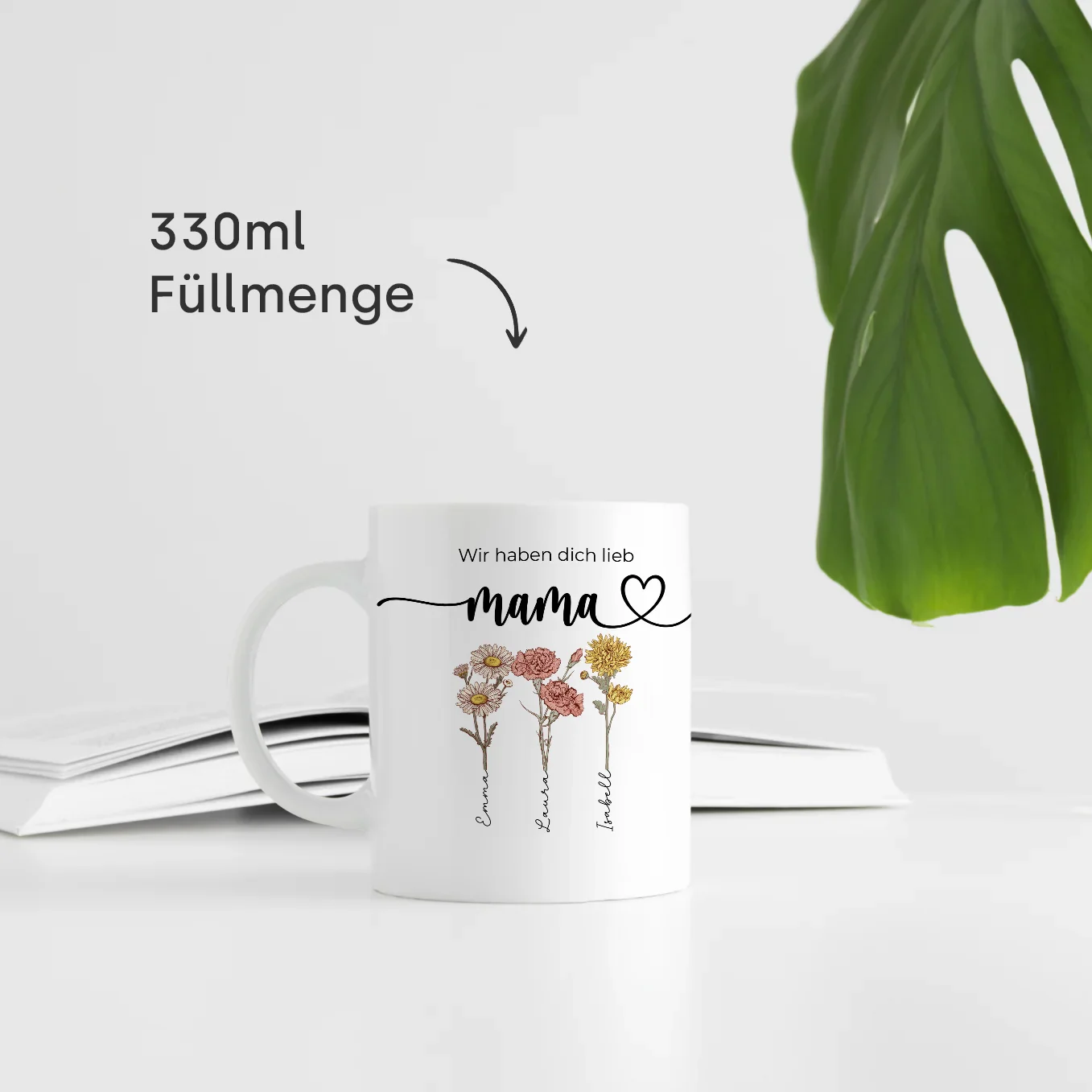 Tasse personnalisée « Des fleurs pour maman » - Image 6