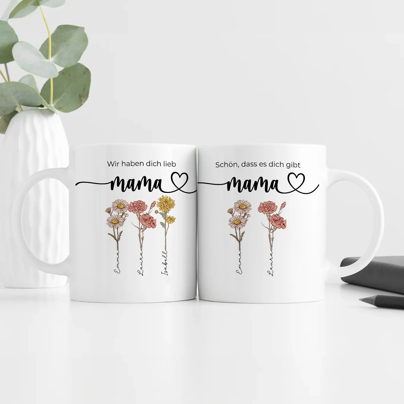 Tasse personnalisée « Des fleurs pour maman » - Image 8