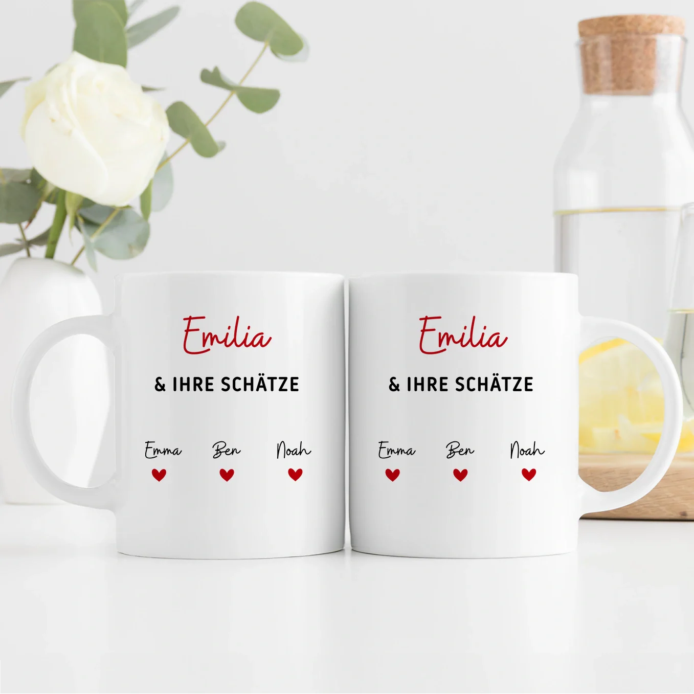 Tasse personnalisée « Les petits trésors de maman »