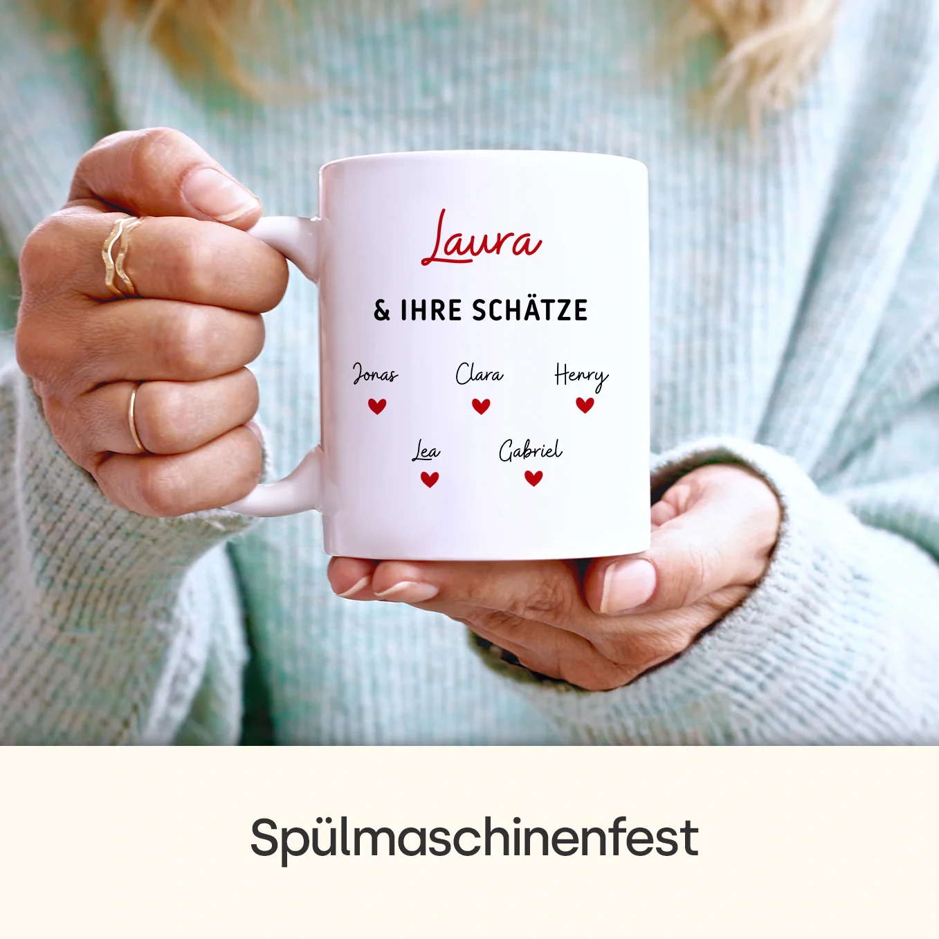 Tasse personnalisée « Les petits trésors de maman » - Image 8