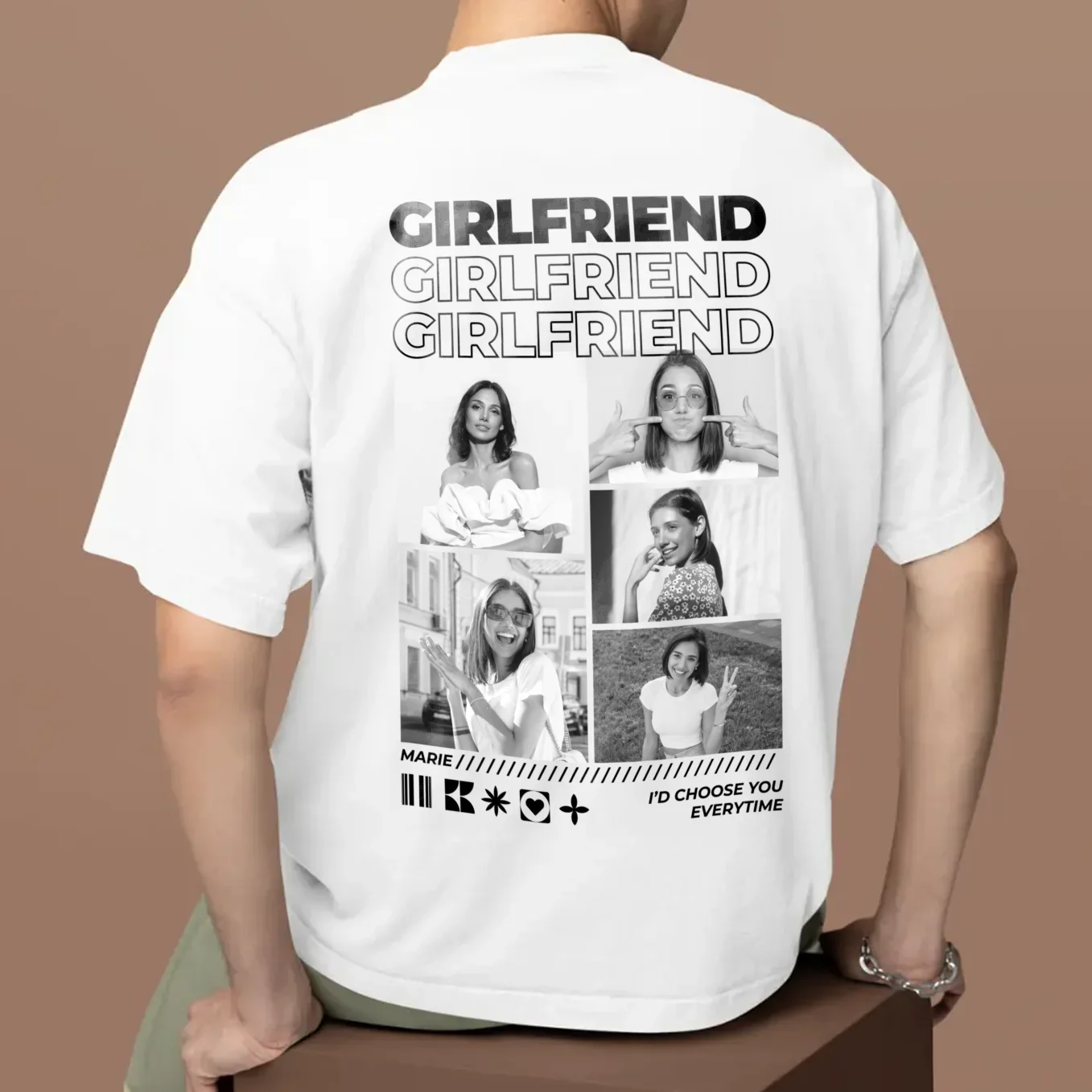 T-Shirt Personnalisé « Juste toi » - Image 3