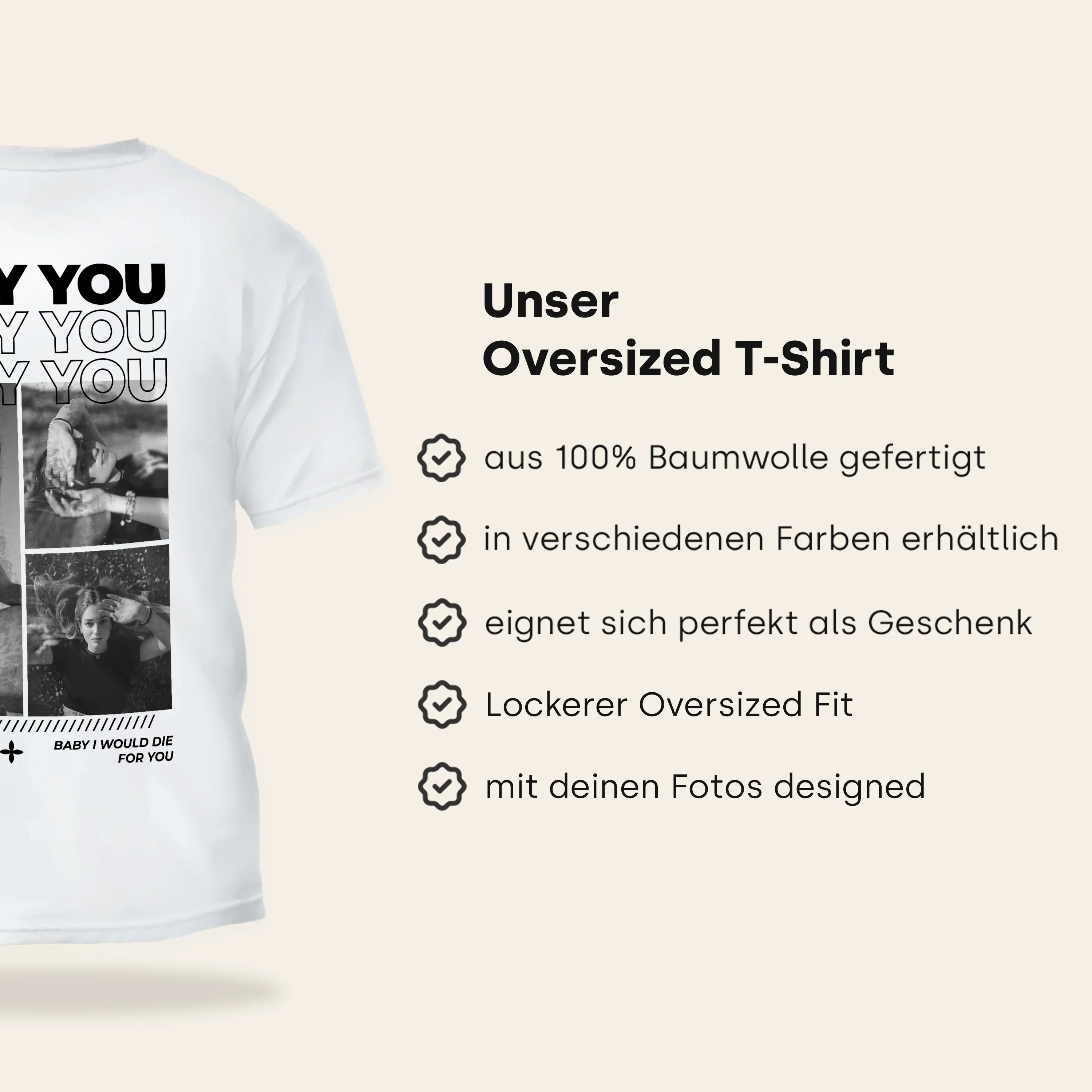 T-Shirt Personnalisé « Juste toi » - Image 6