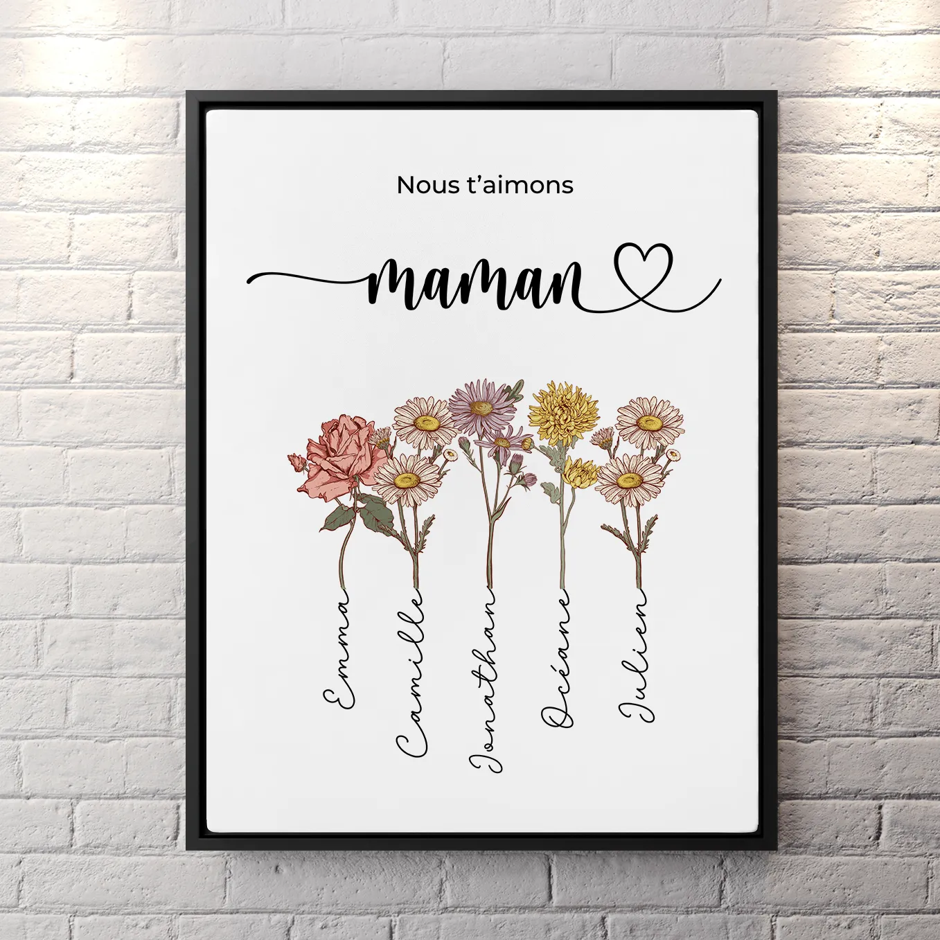 Toile personnalisée « Pour toi, maman » - Image 12