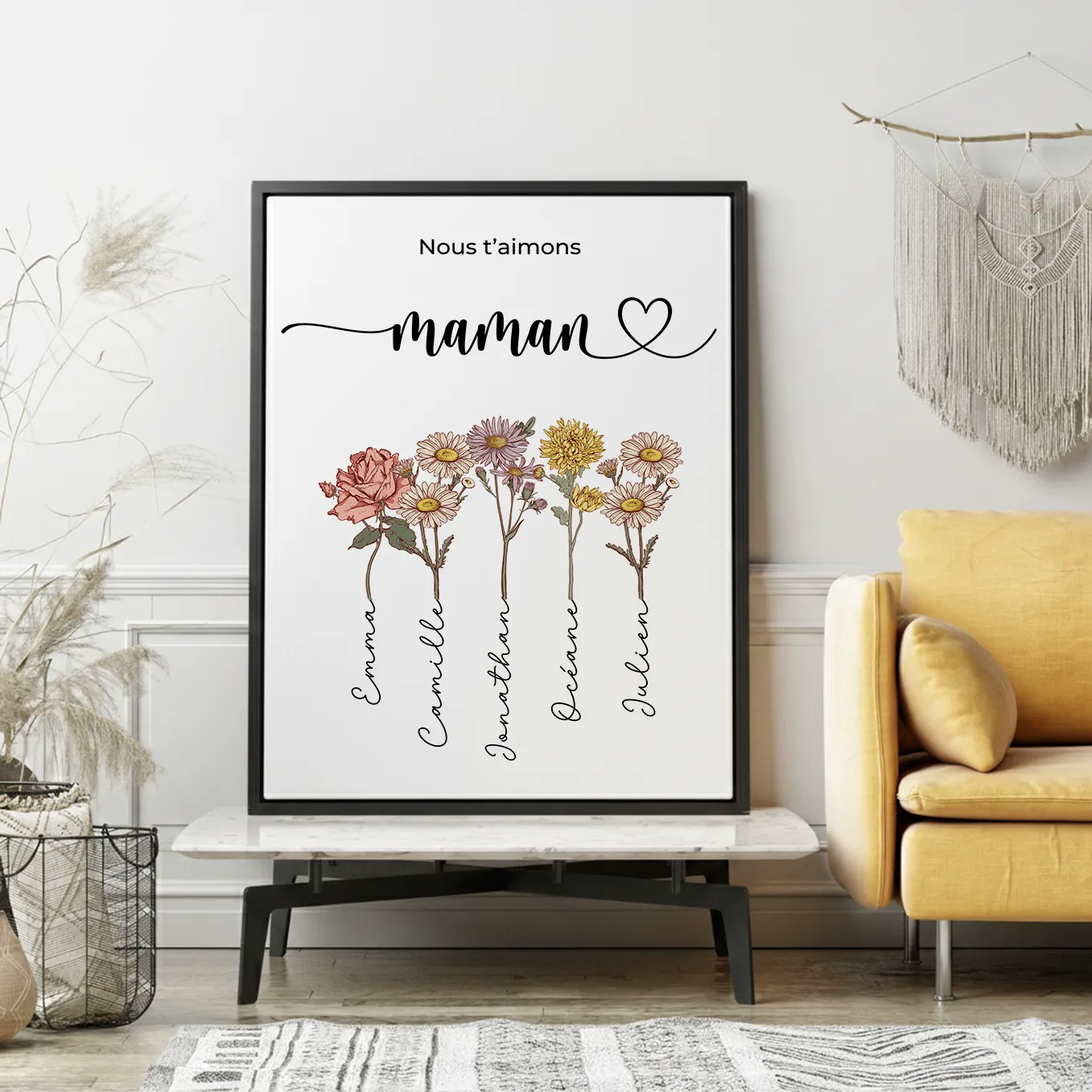 Toile personnalisée « Pour toi, maman » - Image 18