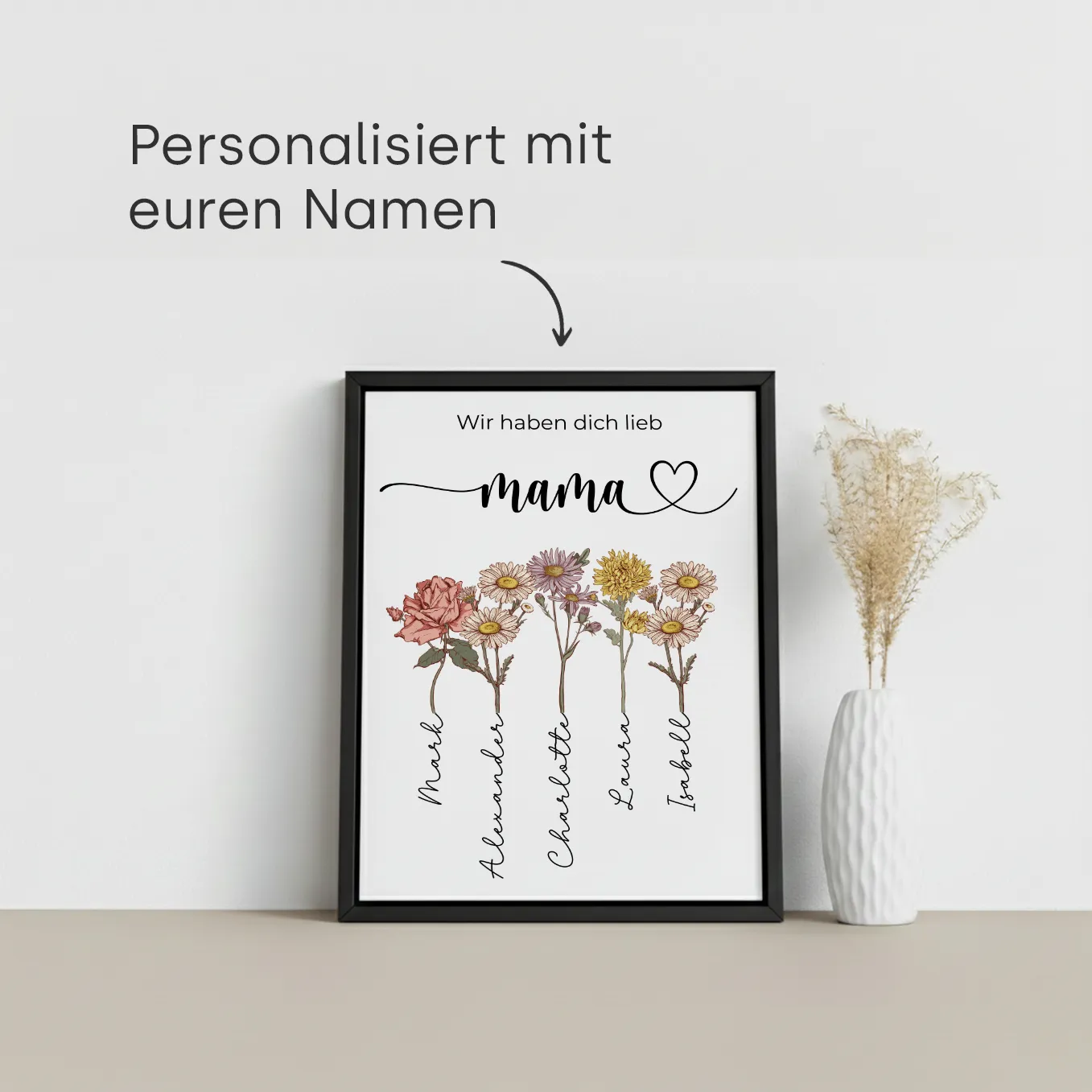 Toile personnalisée « Pour toi, maman » - Image 9