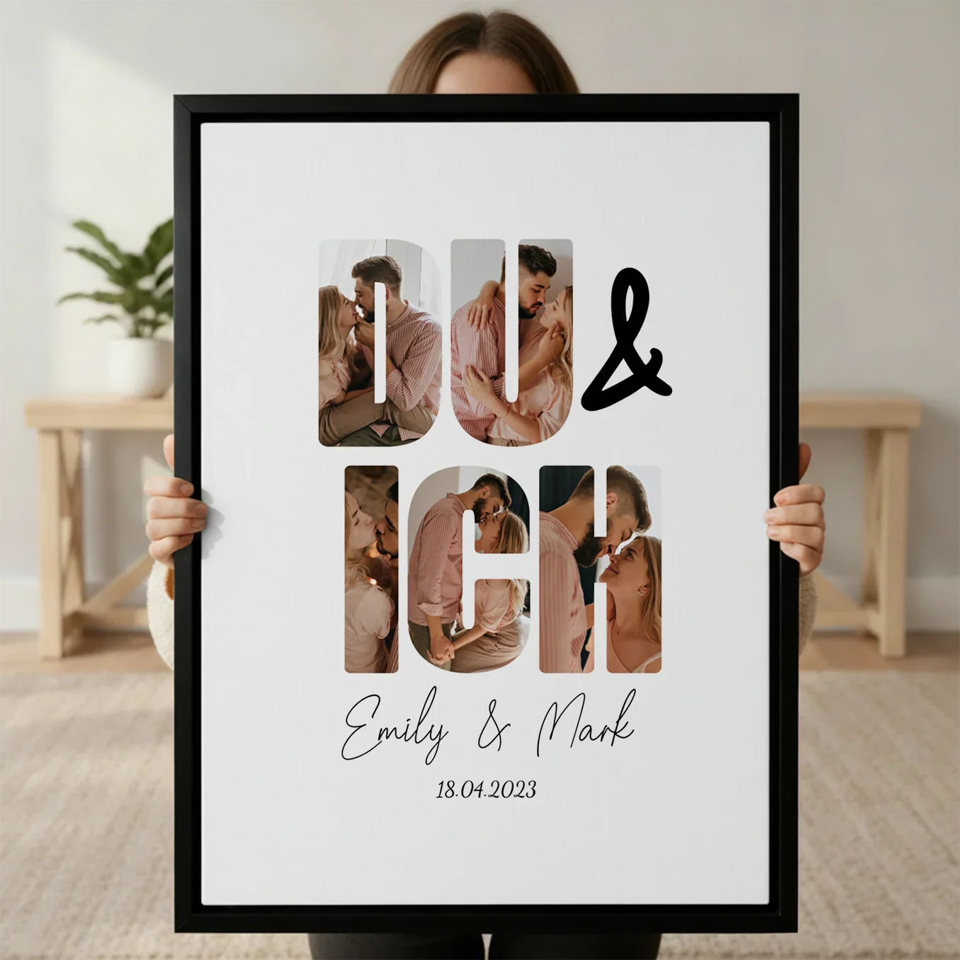 Toile personnalisée "Toi & Moi"