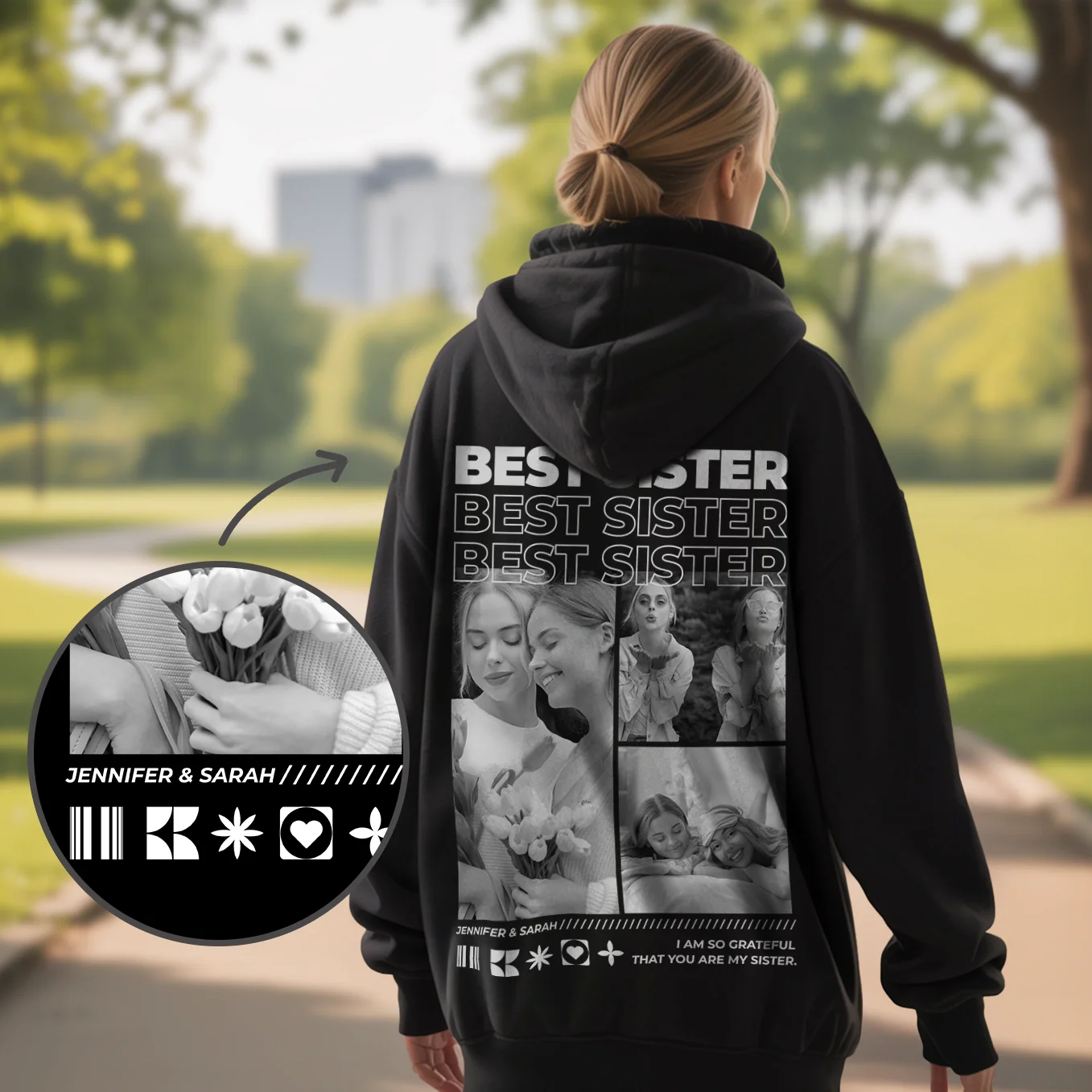 (US) Hoodie "Best Sister"