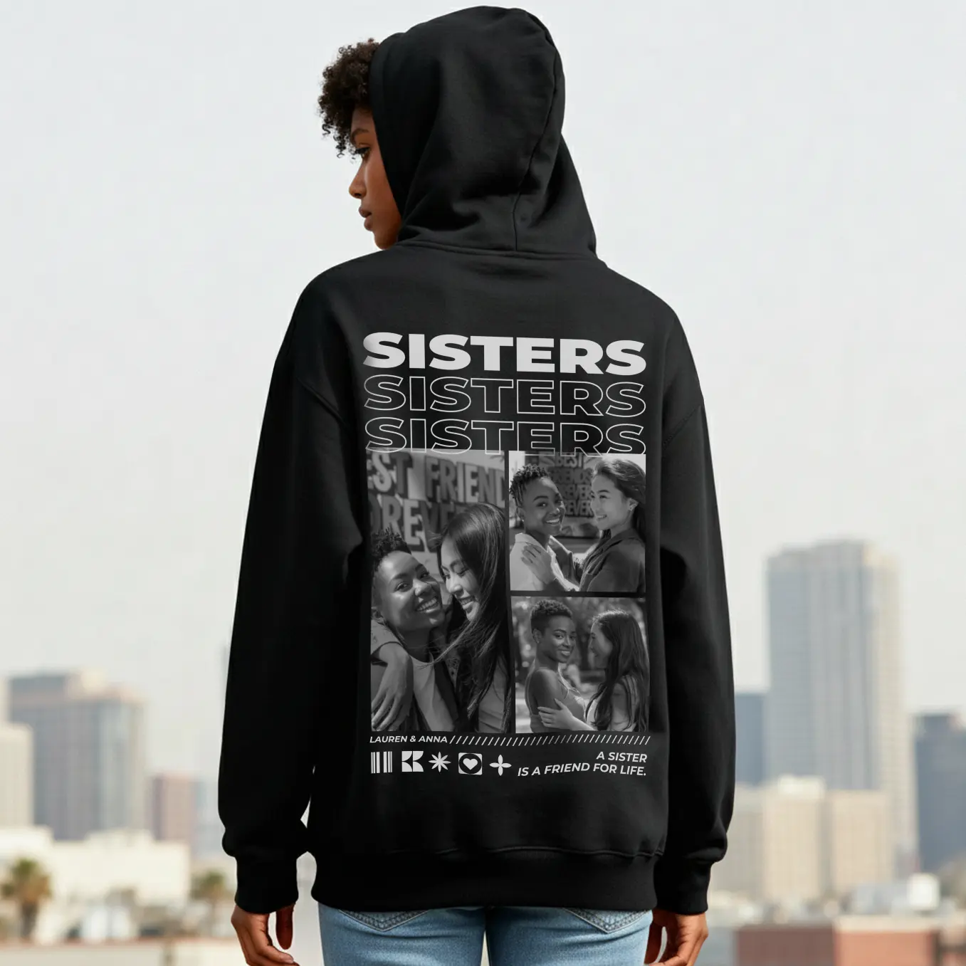 (US) Hoodie "Best Sister" - Image 10