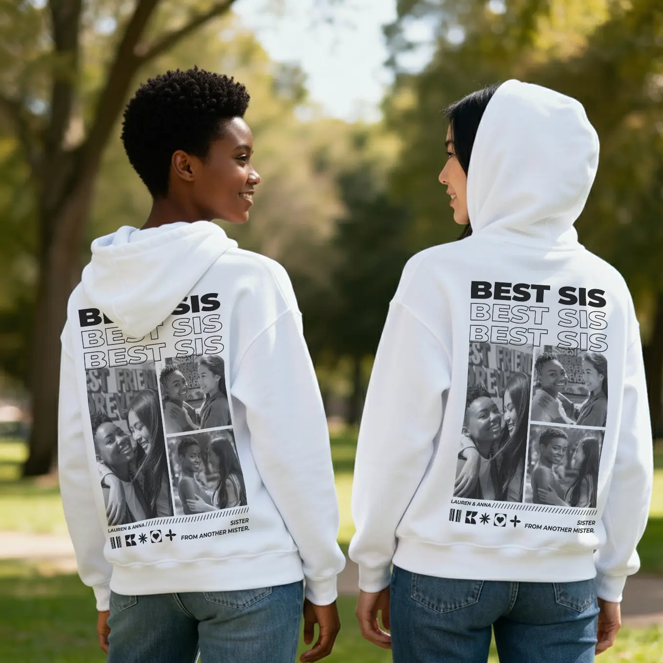 (US) Hoodie "Best Sister" - Image 11