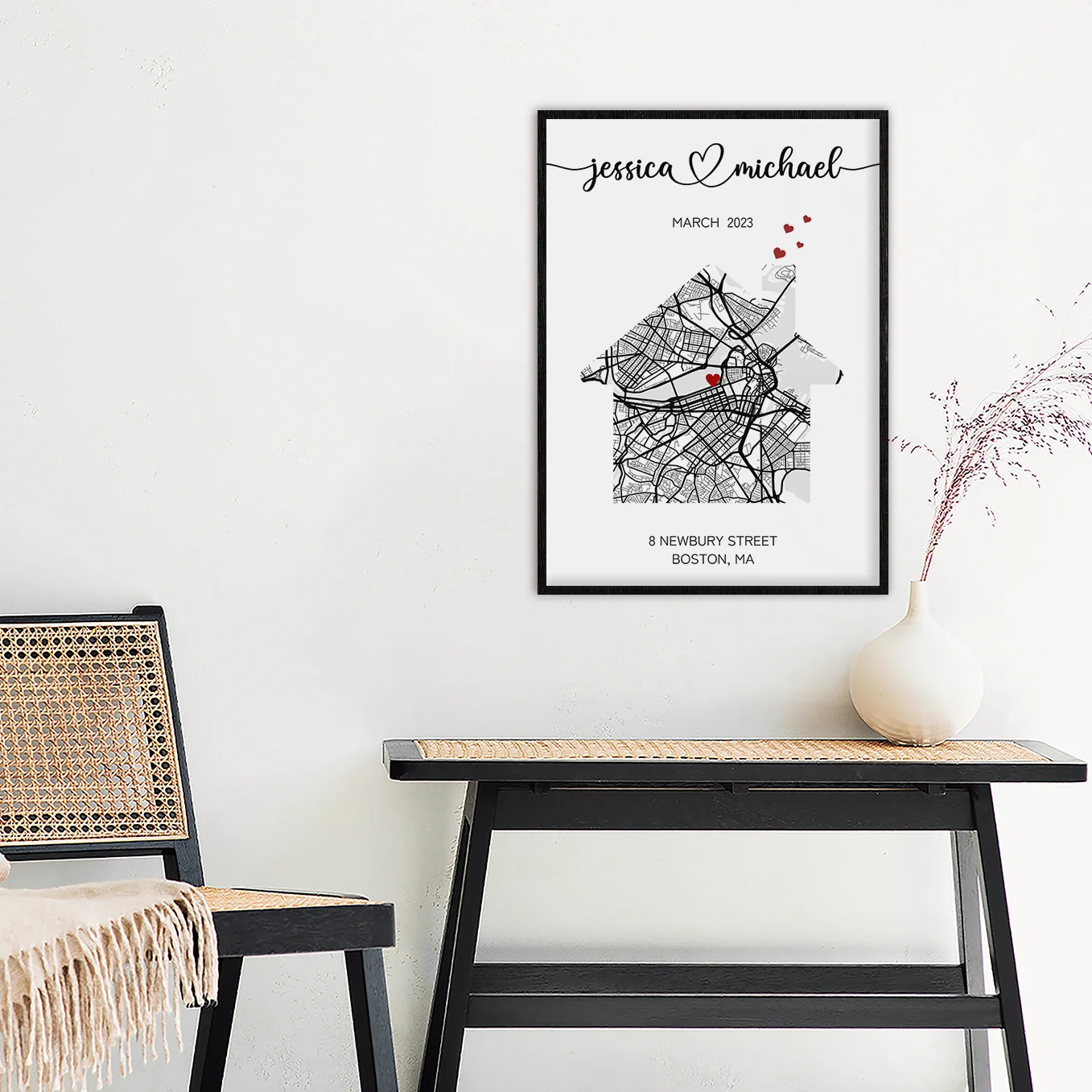 (US) Personalisiertes Poster "Unser Zuhause" - Image 2